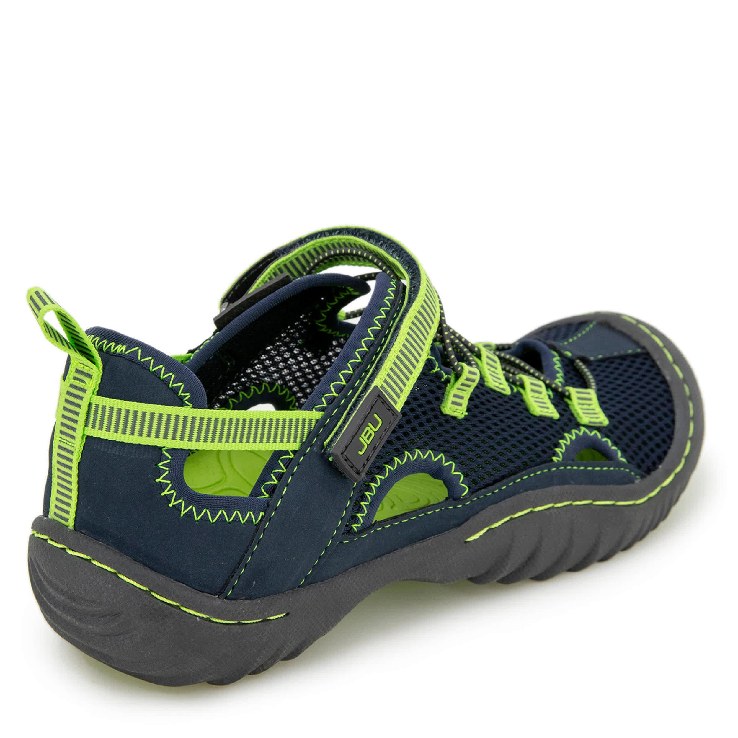 JBU-WOMENS TAHOE N WATER SHOE-NAVY & BRIGHT GREEN