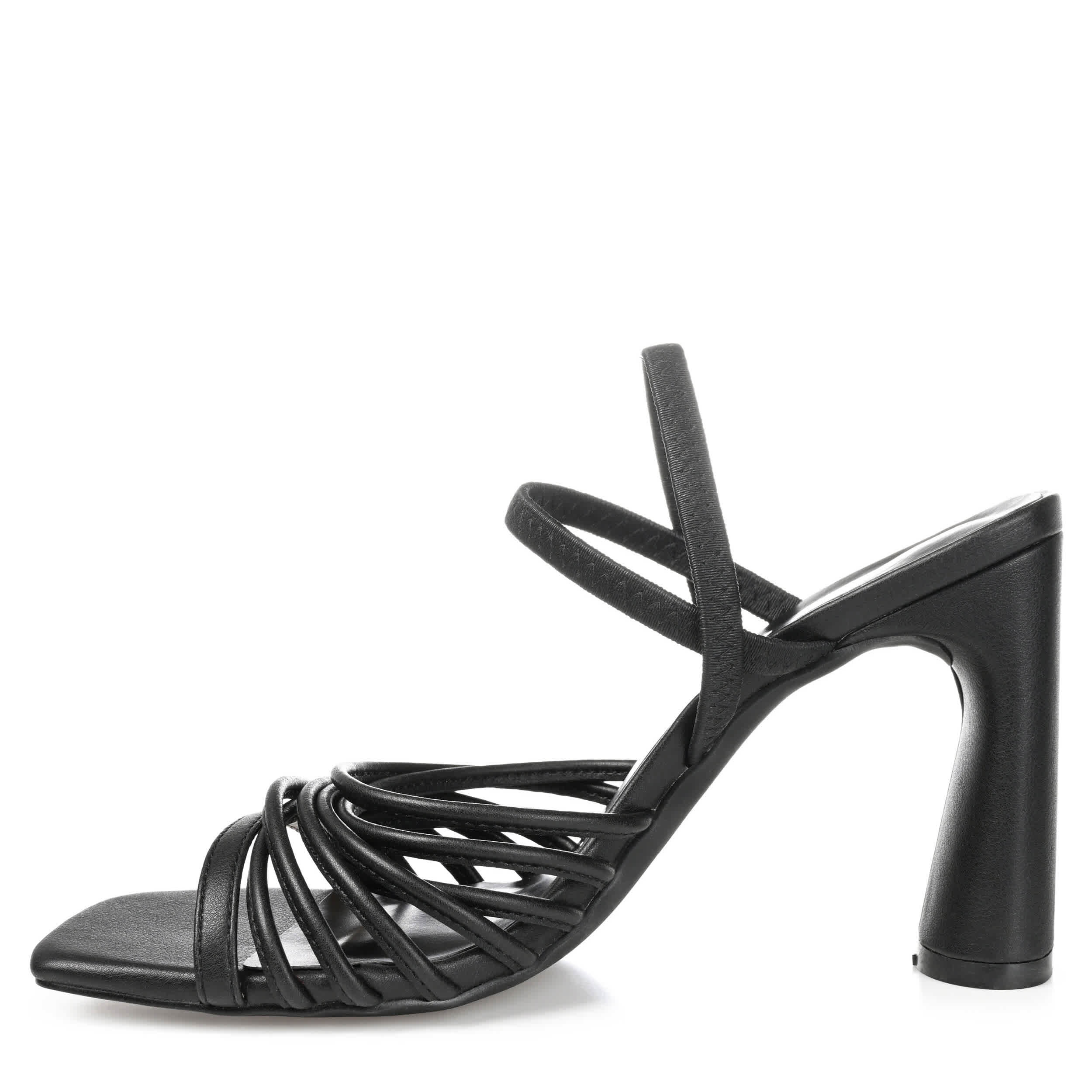 JOURNEE COLLECTION-WOMENS HERA SANDAL-BLACK & 