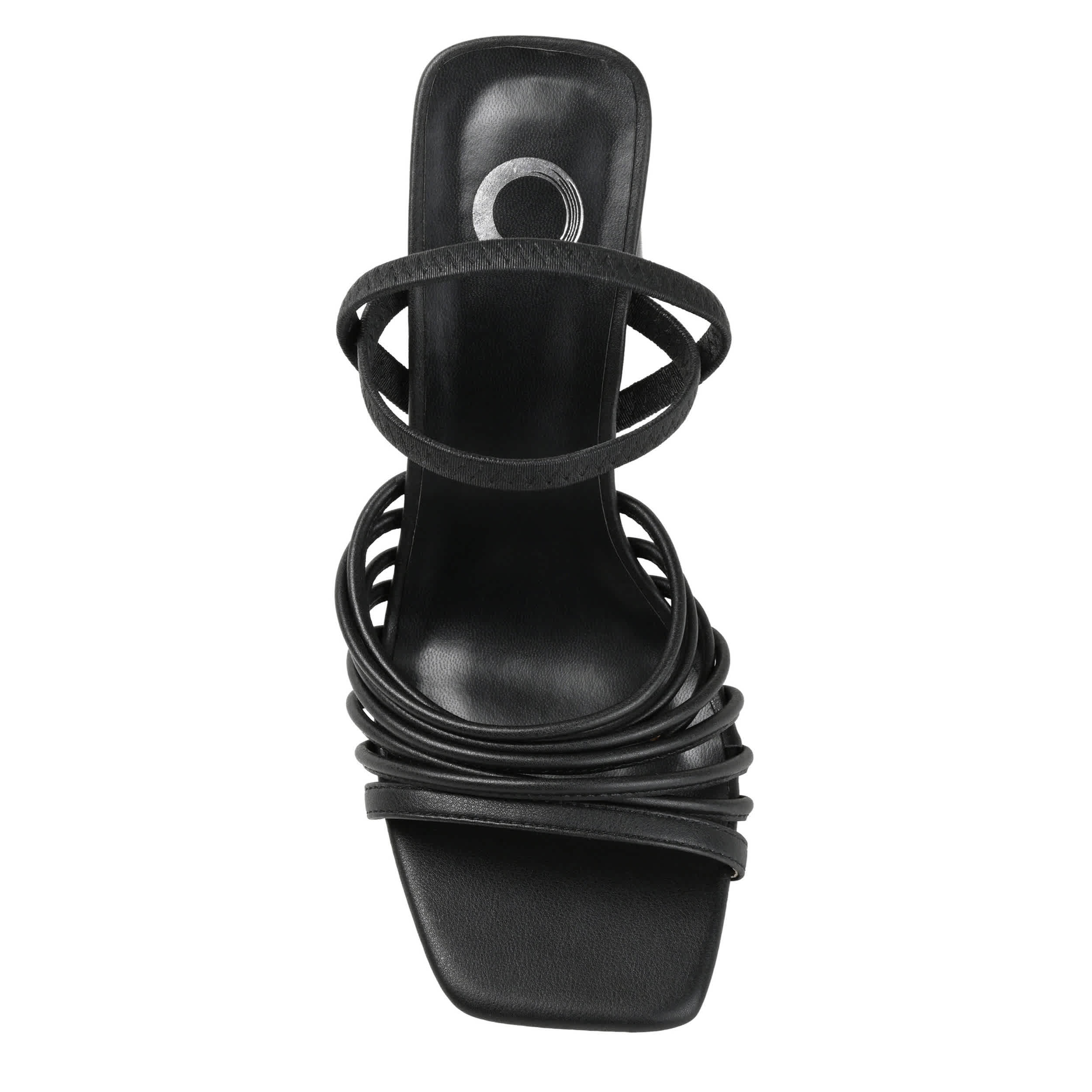 JOURNEE COLLECTION-WOMENS HERA SANDAL-BLACK & 