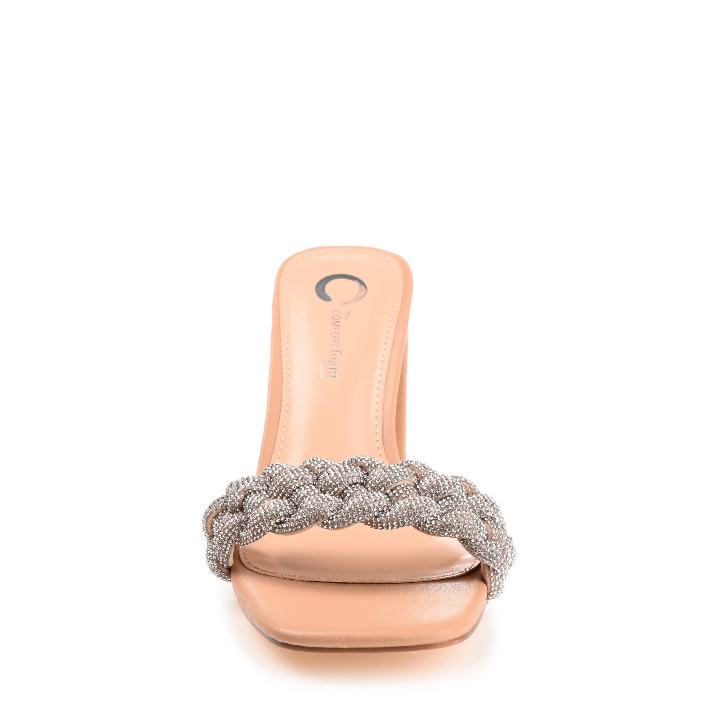 JOURNEE COLLECTION-WOMENS SASHAA SANDAL-NUDE & 