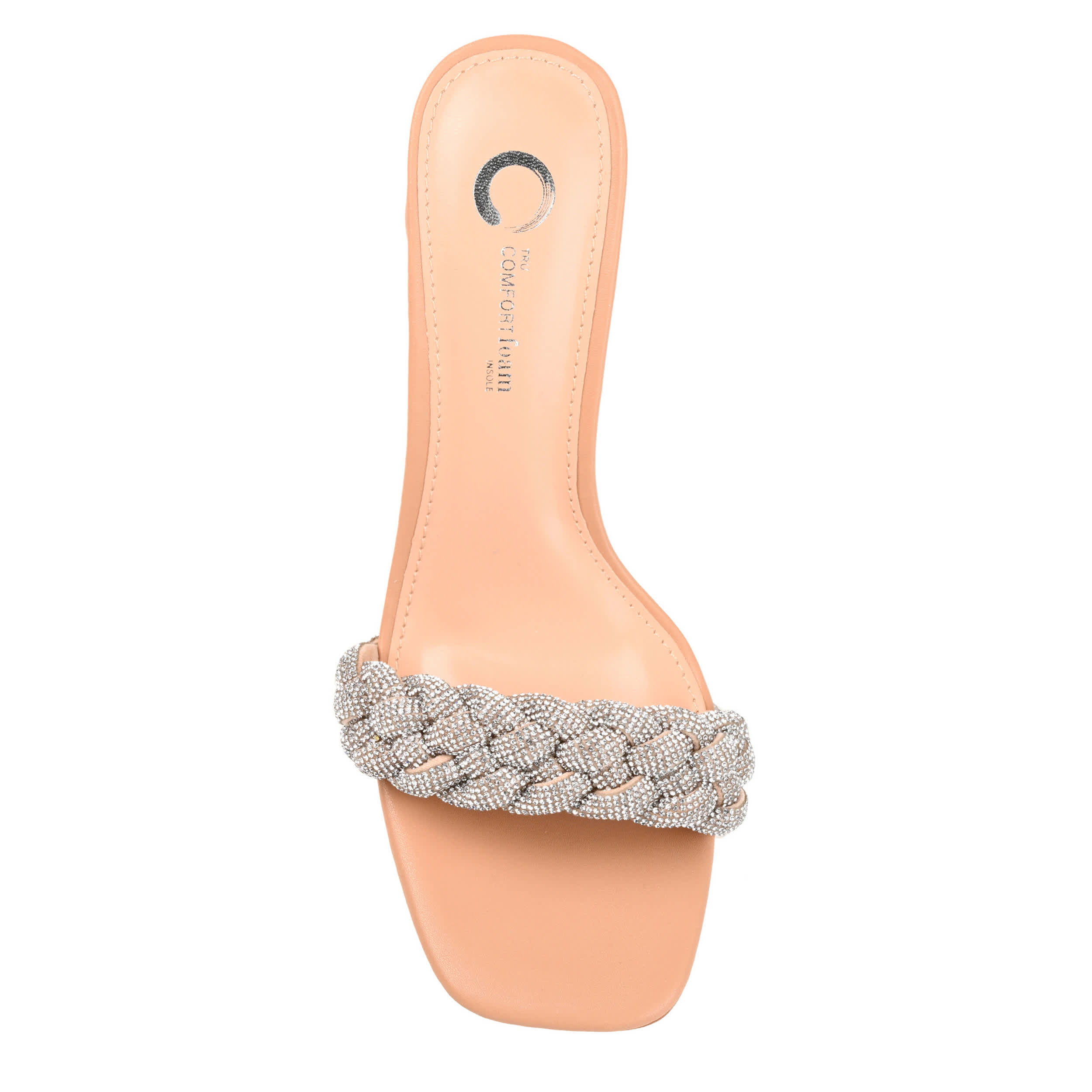JOURNEE COLLECTION-WOMENS SASHAA SANDAL-NUDE & 