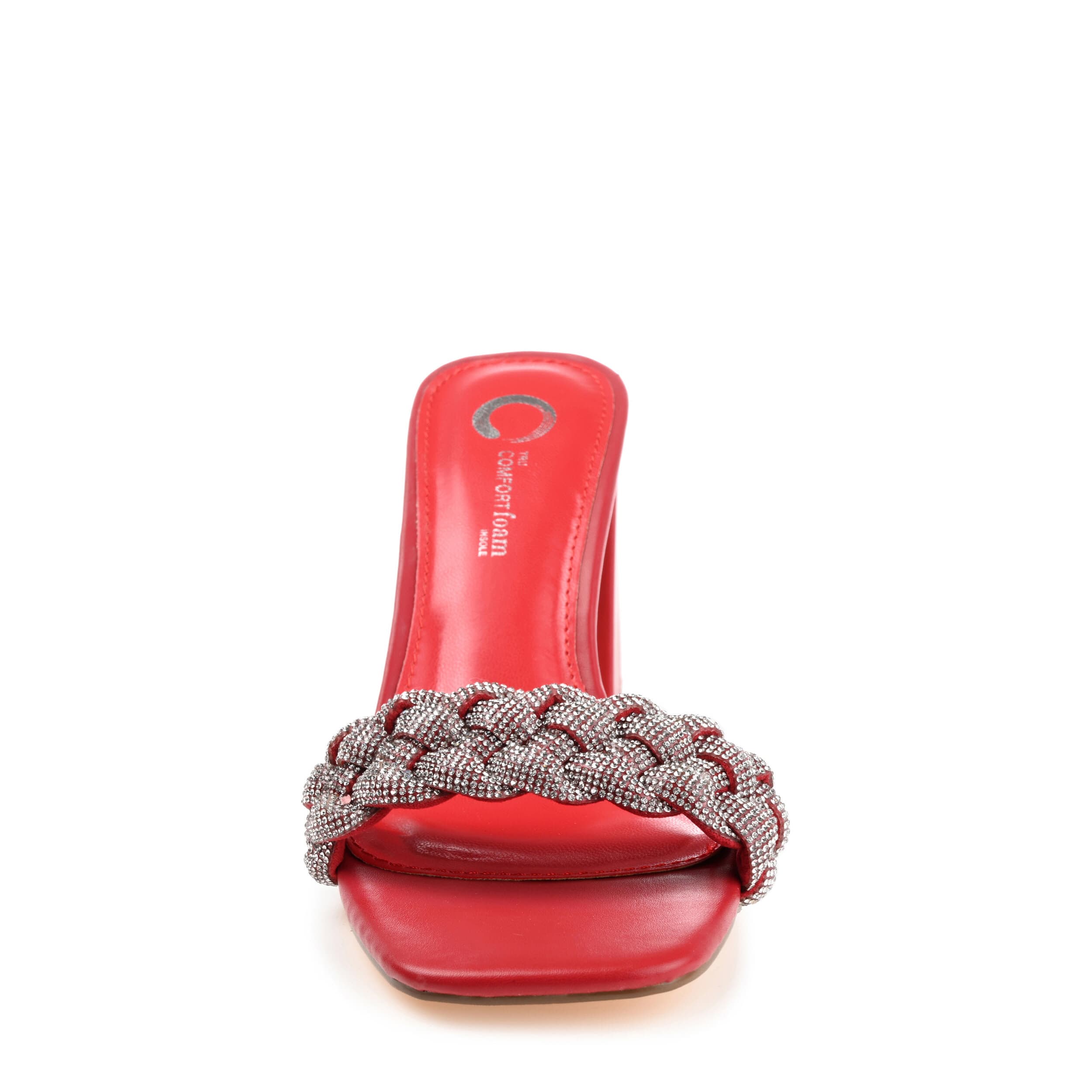 JOURNEE COLLECTION-WOMENS SASHAA DRESS SANDAL-RED & 