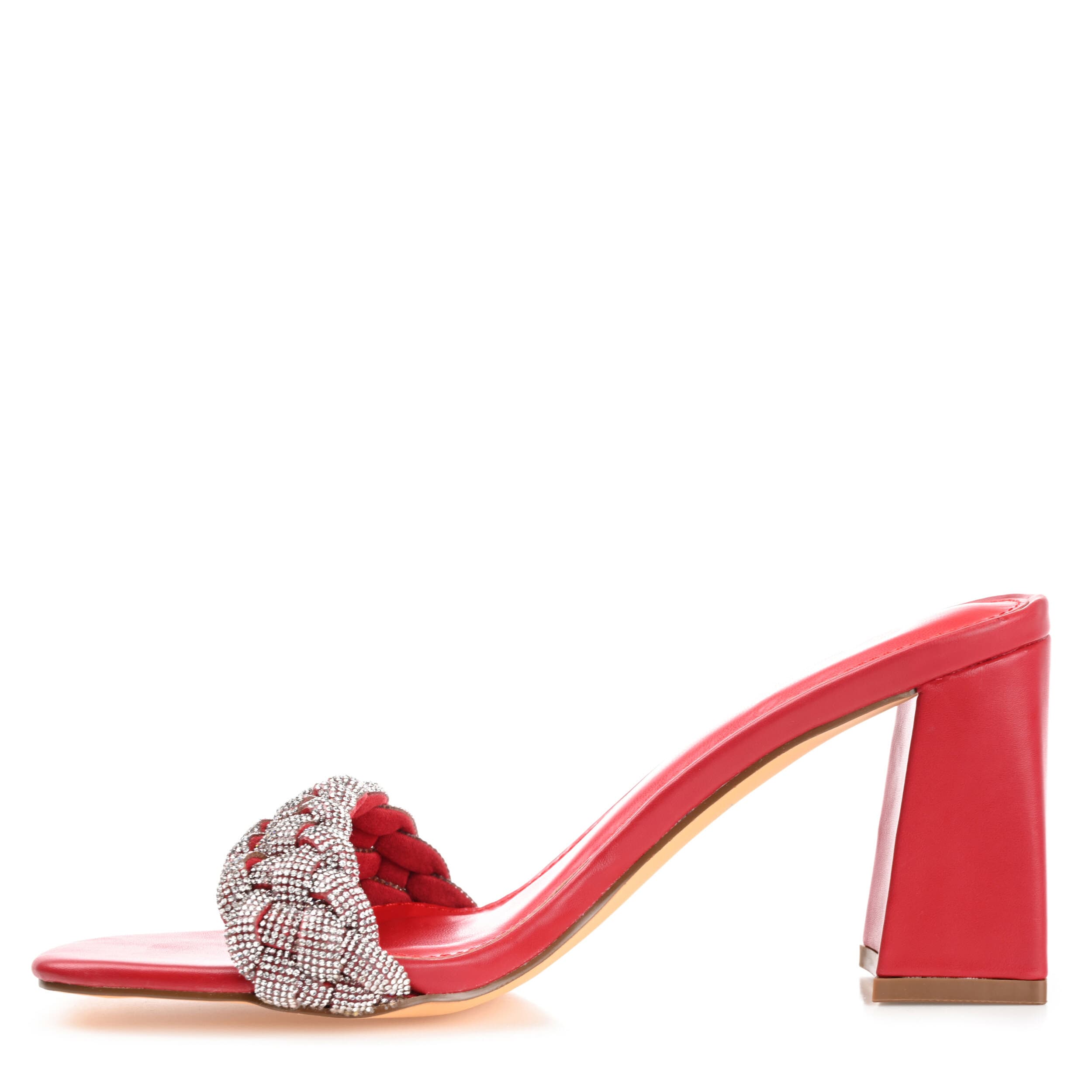 JOURNEE COLLECTION-WOMENS SASHAA DRESS SANDAL-RED & 