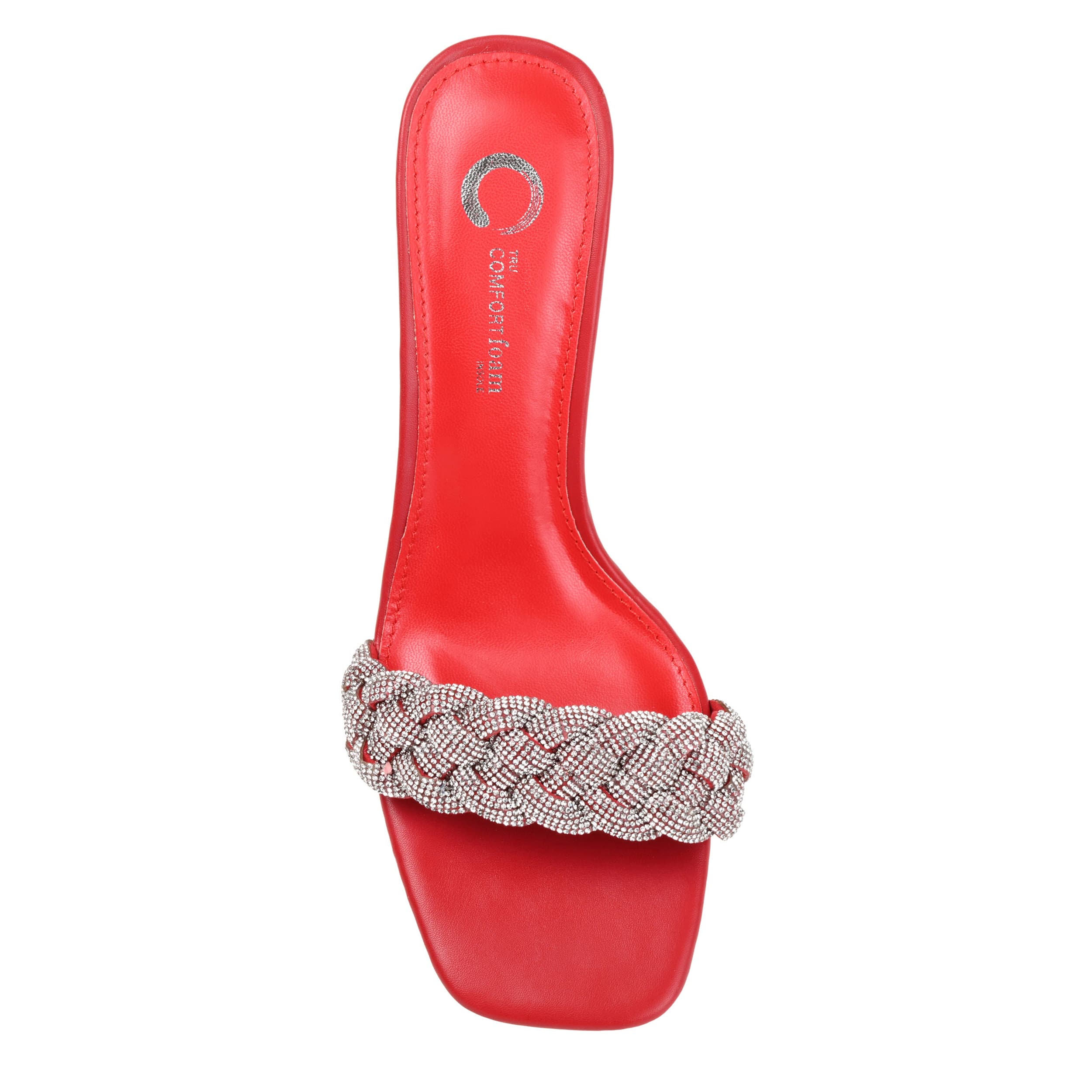 JOURNEE COLLECTION-WOMENS SASHAA DRESS SANDAL-RED & 