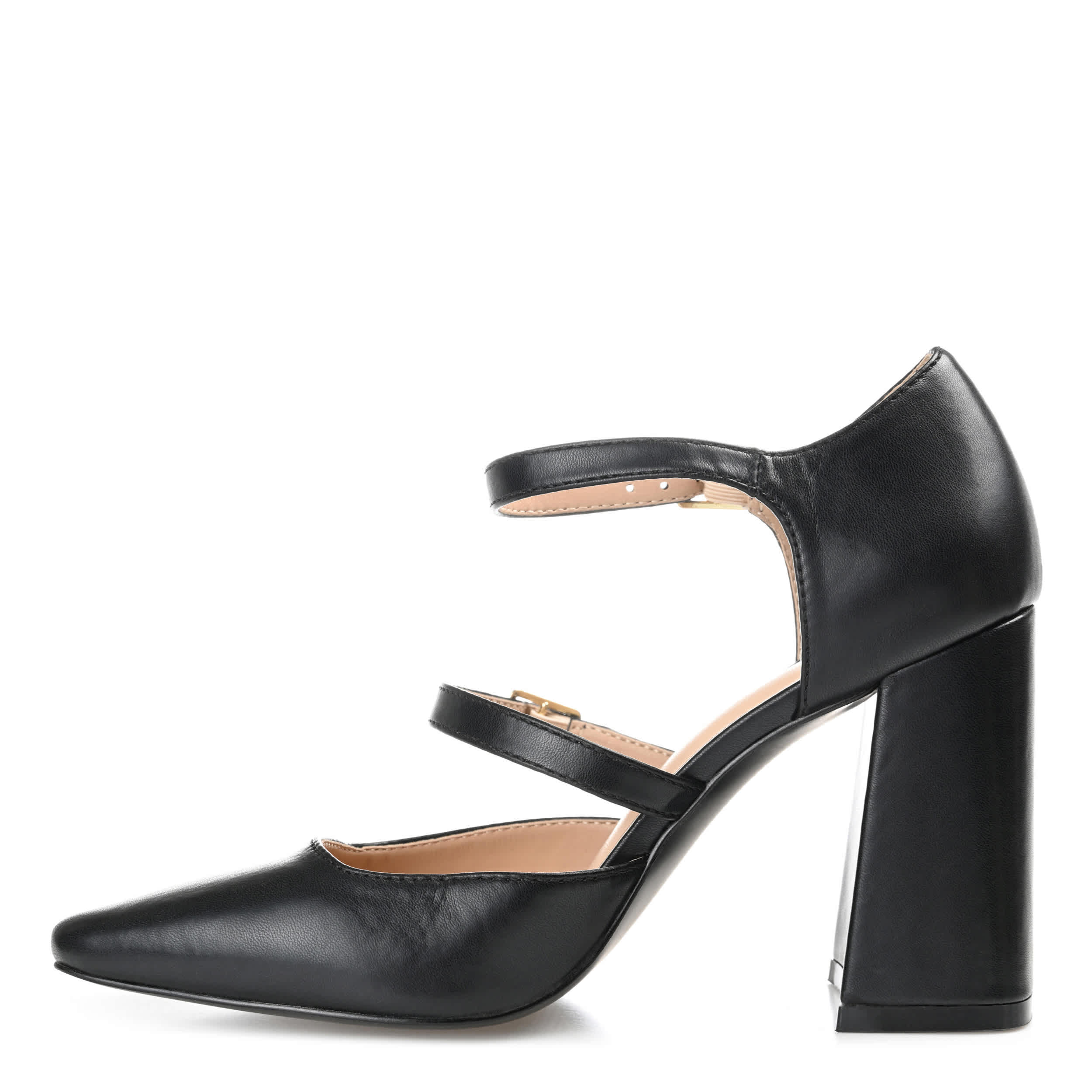 JOURNEE COLLECTION-WOMENS ISADORAH PUMP-BLACK & 