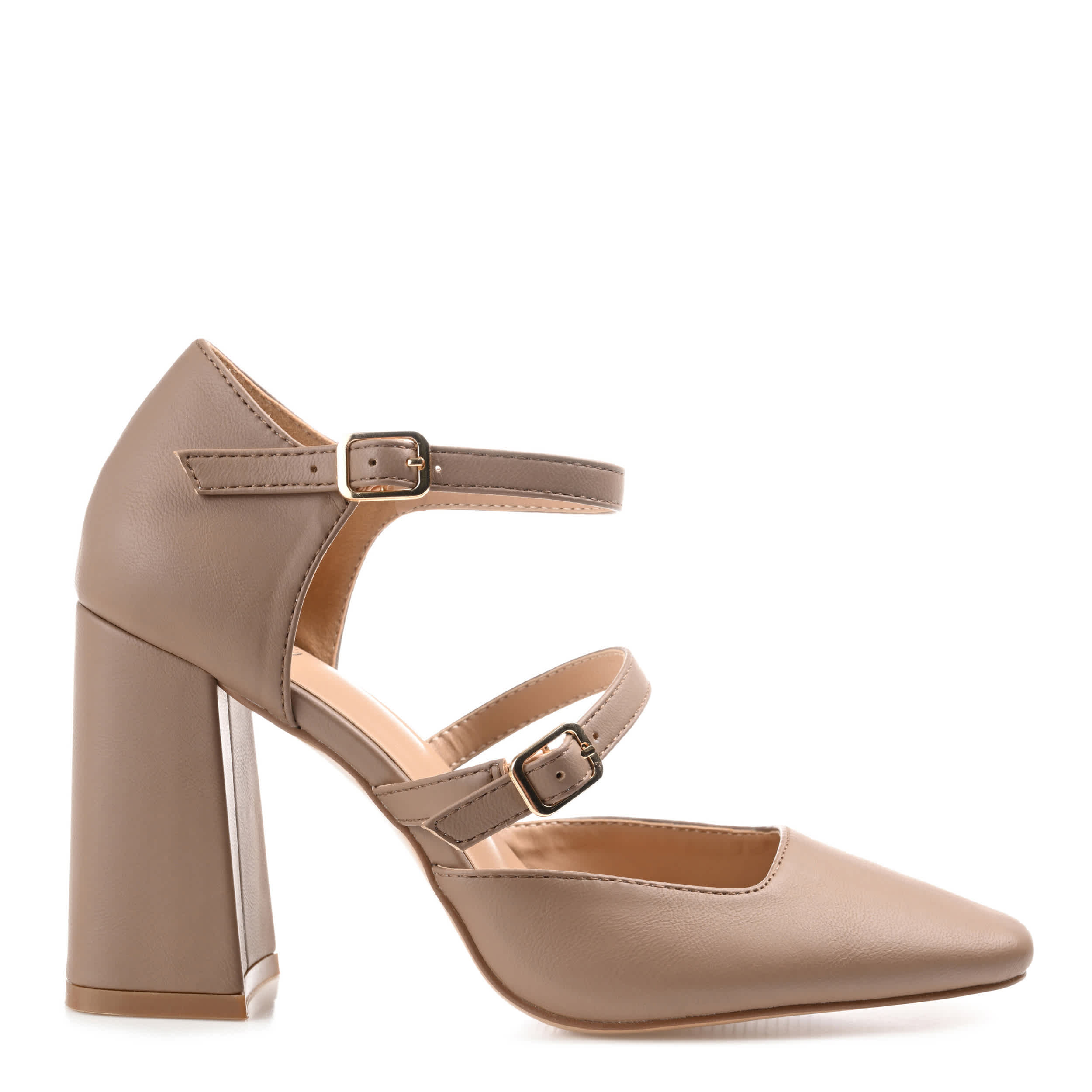JOURNEE COLLECTION-WOMENS ISADORAH PUMP-BROWN & 