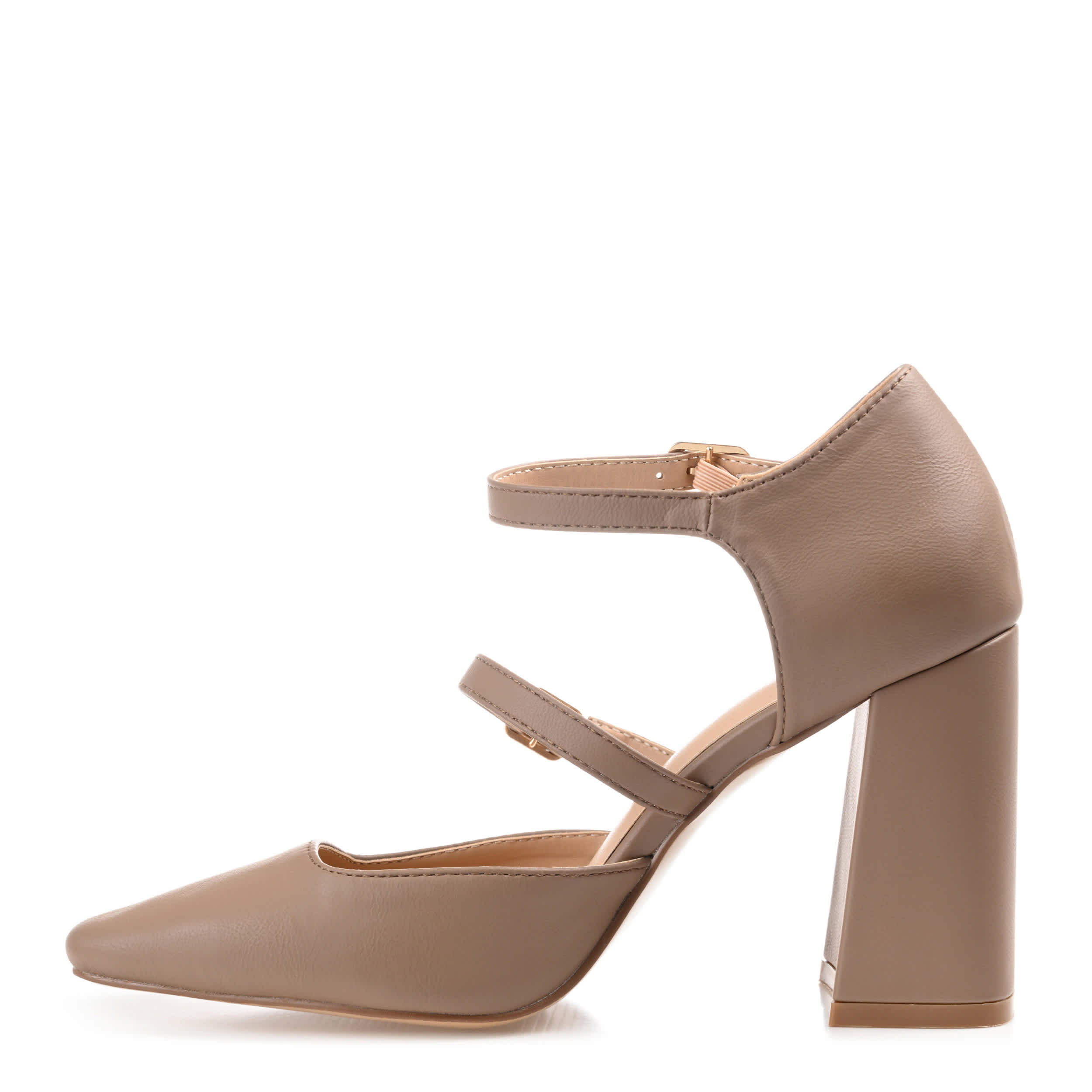 JOURNEE COLLECTION-WOMENS ISADORAH PUMP-BROWN & 