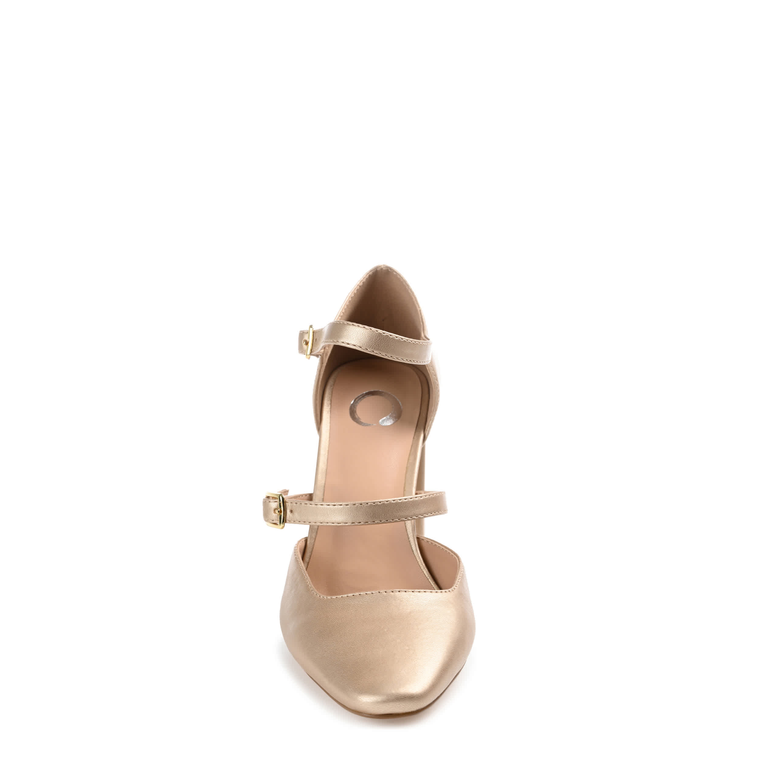 JOURNEE COLLECTION-WOMENS ISADORAH PUMP-GOLD & 
