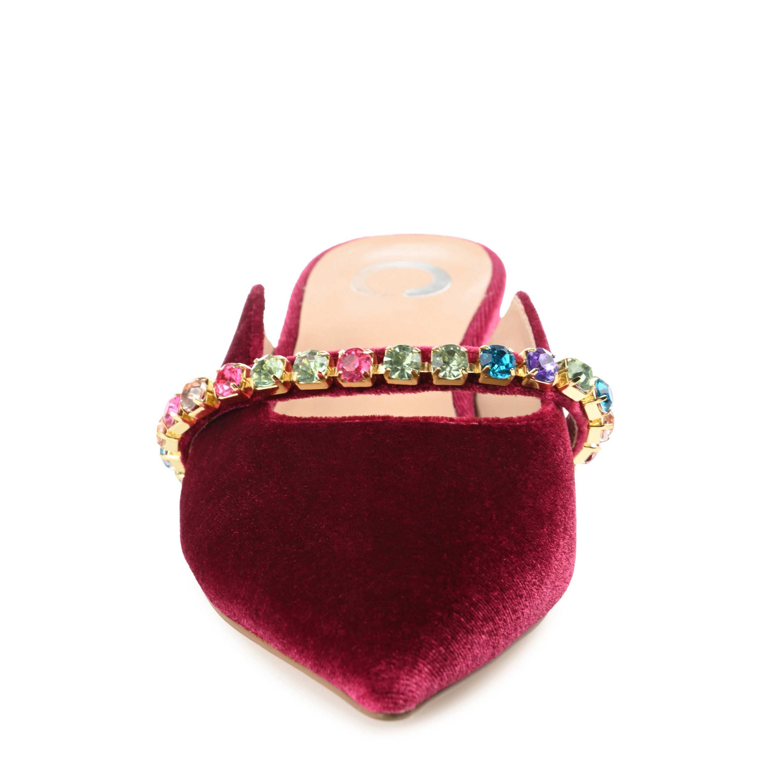 JOURNEE COLLECTION-WOMENS JEWEL FLAT-WINE & 