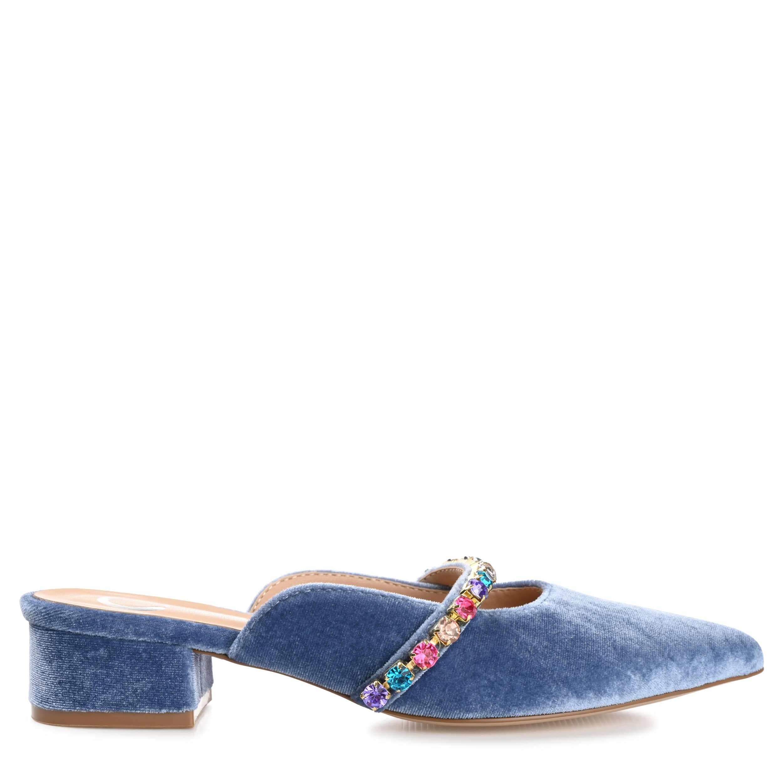 JOURNEE COLLECTION-WOMENS JEWEL FLAT-BLUE & 