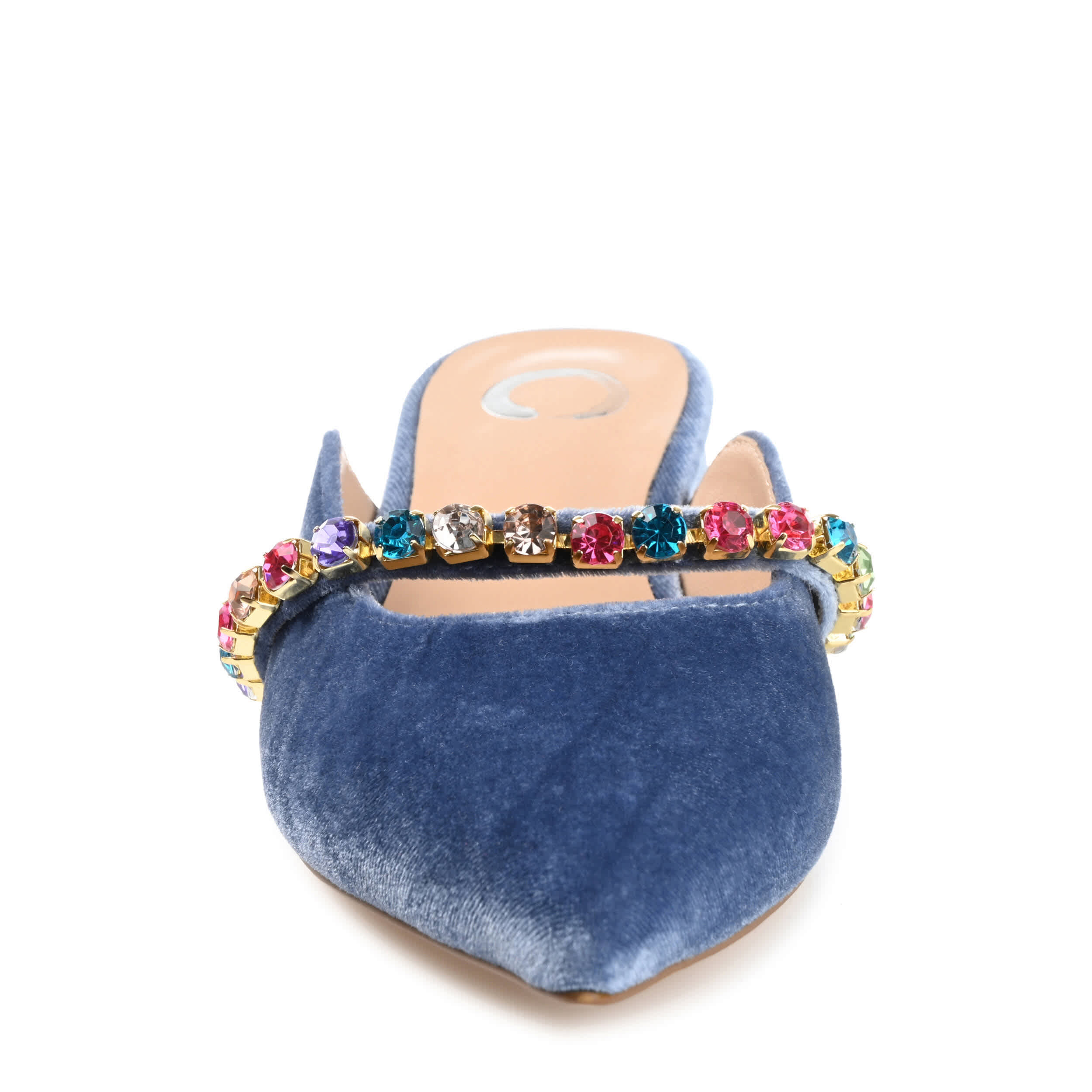 JOURNEE COLLECTION-WOMENS JEWEL FLAT-BLUE & 