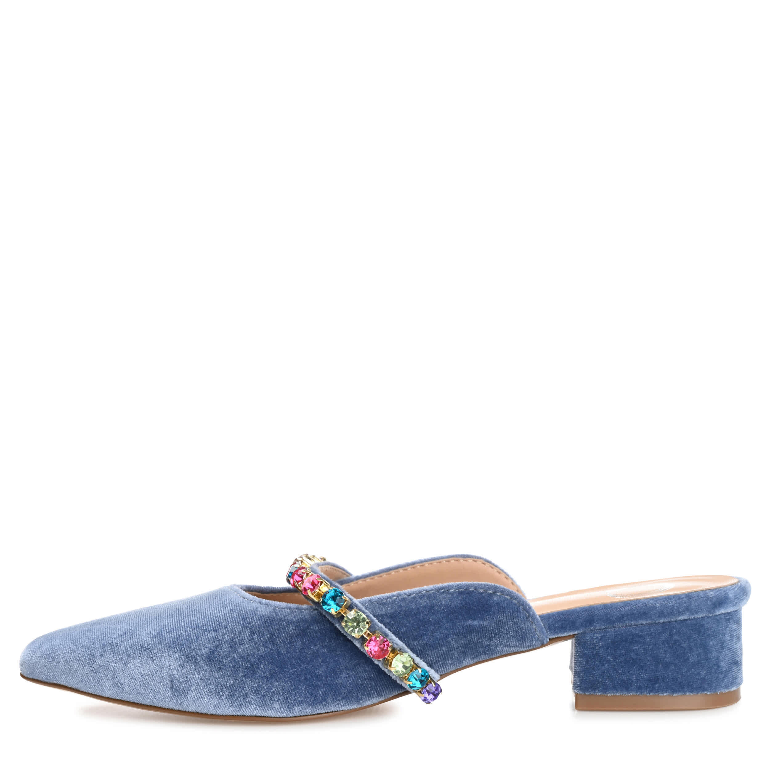 JOURNEE COLLECTION-WOMENS JEWEL FLAT-BLUE & 