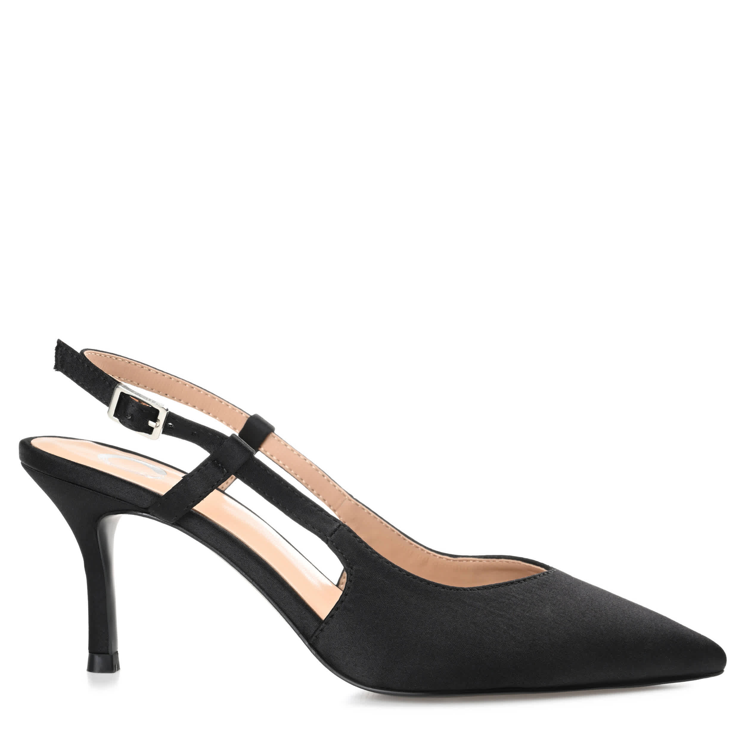 JOURNEE COLLECTION-WOMENS KNIGHTLY PUMP-BLACK & 