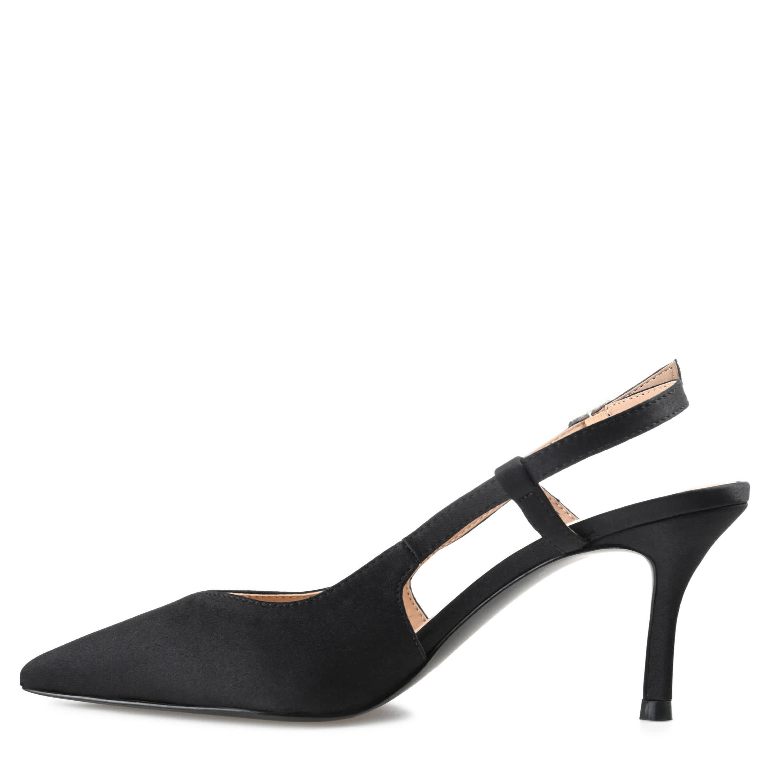 JOURNEE COLLECTION-WOMENS KNIGHTLY PUMP-BLACK & 
