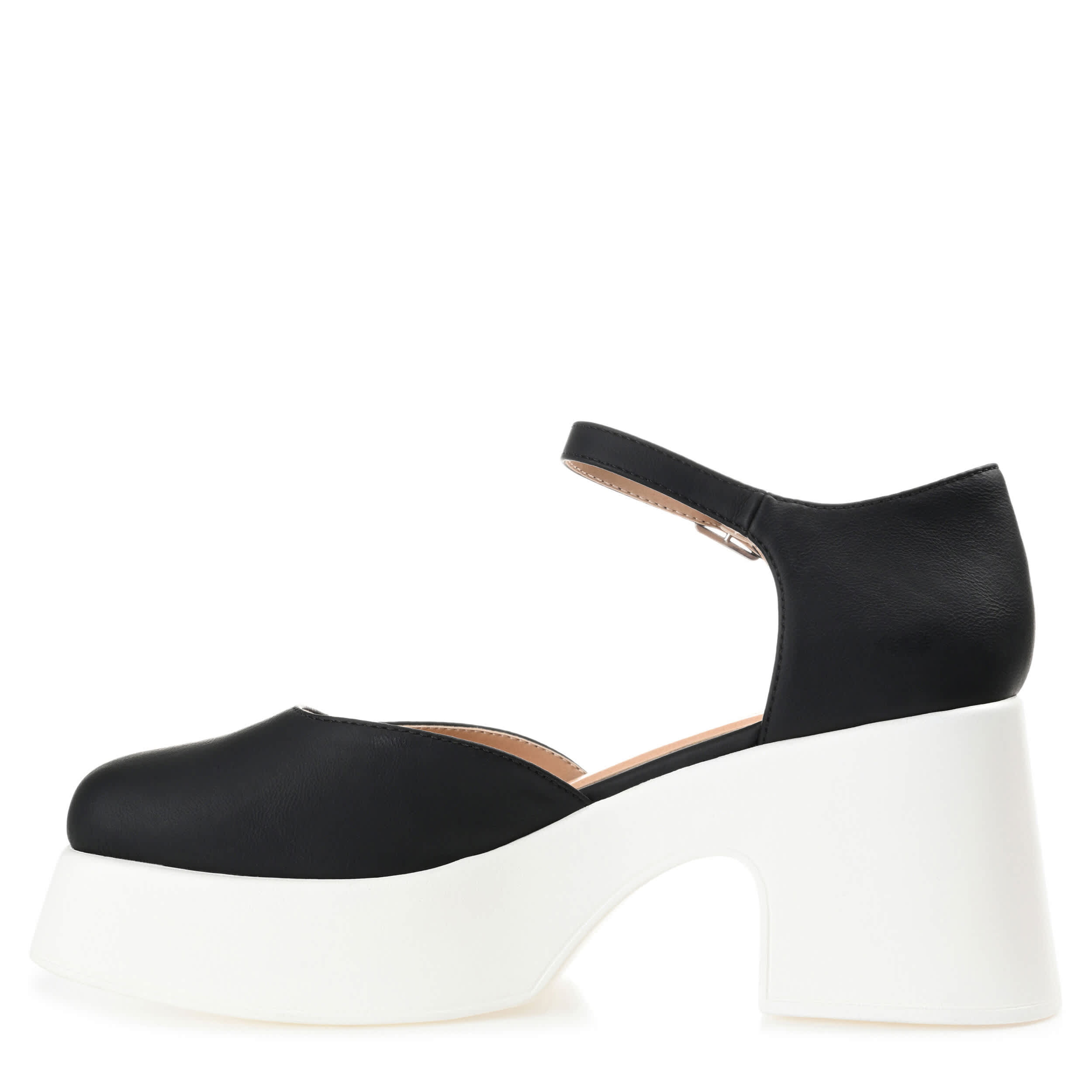 JOURNEE COLLECTION-WOMENS LIZAA PUMP-BLACK & 