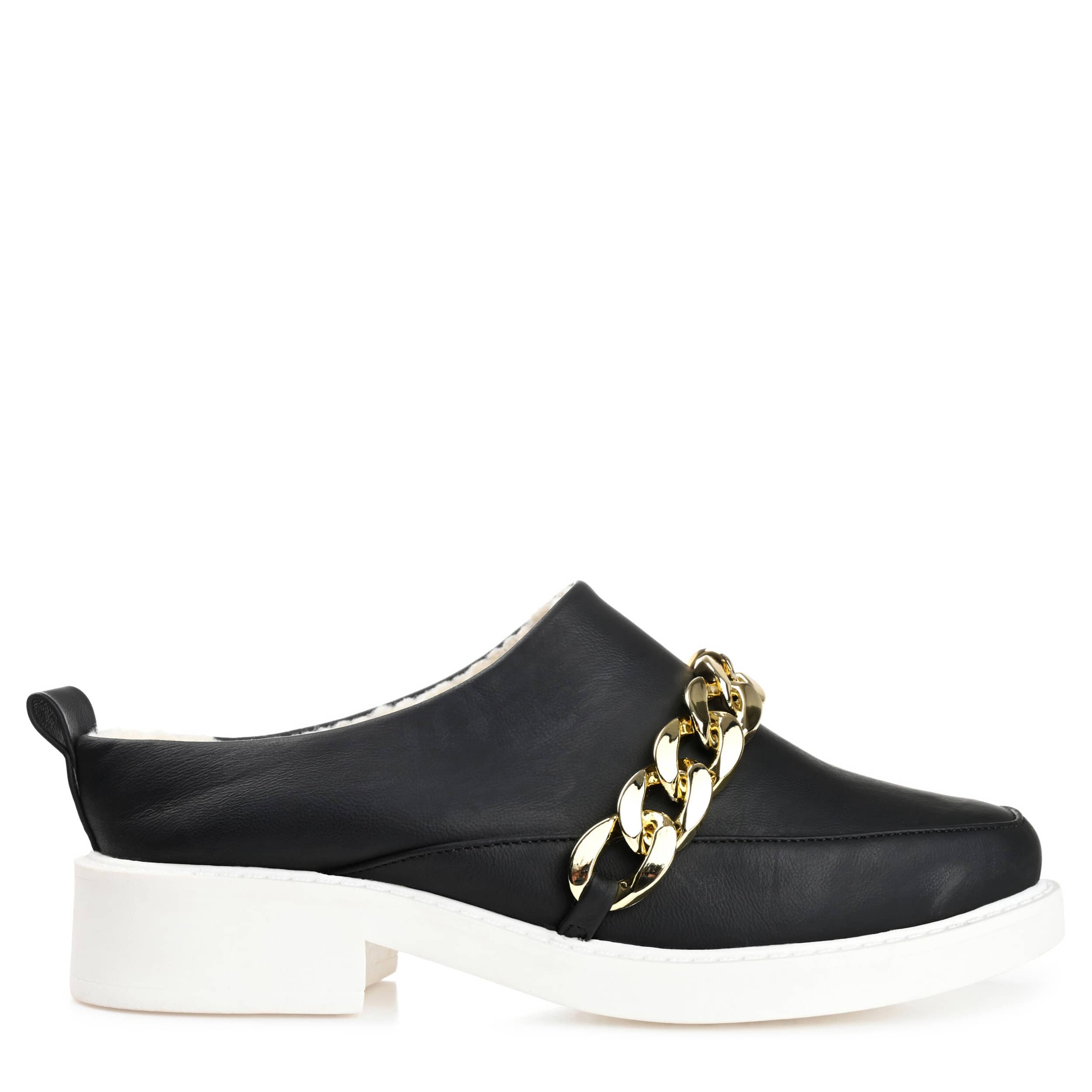 JOURNEE COLLECTION-WOMENS SHEAH CLOG-BLACK & 