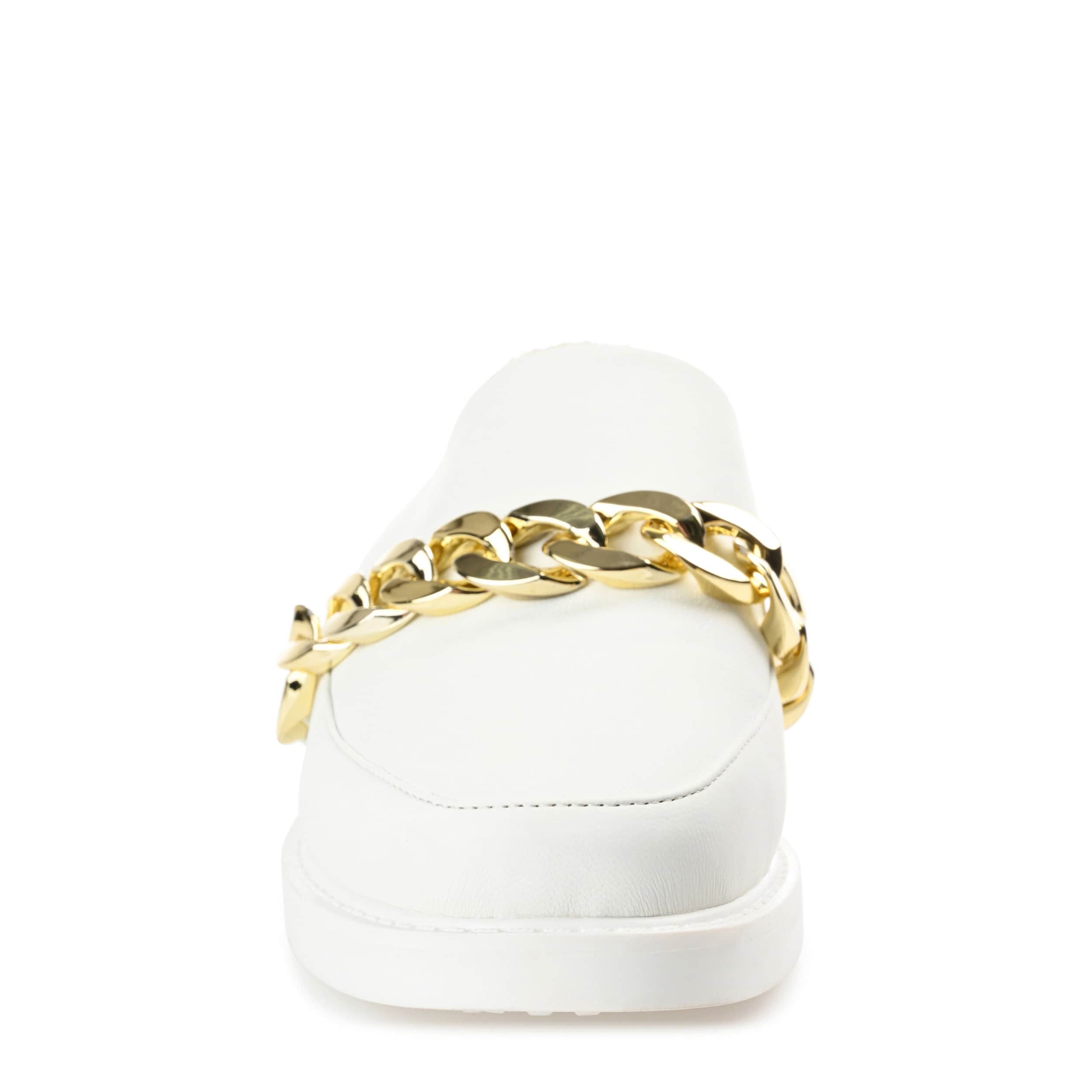 JOURNEE COLLECTION-WOMENS SHEAH CLOG-WHITE & 