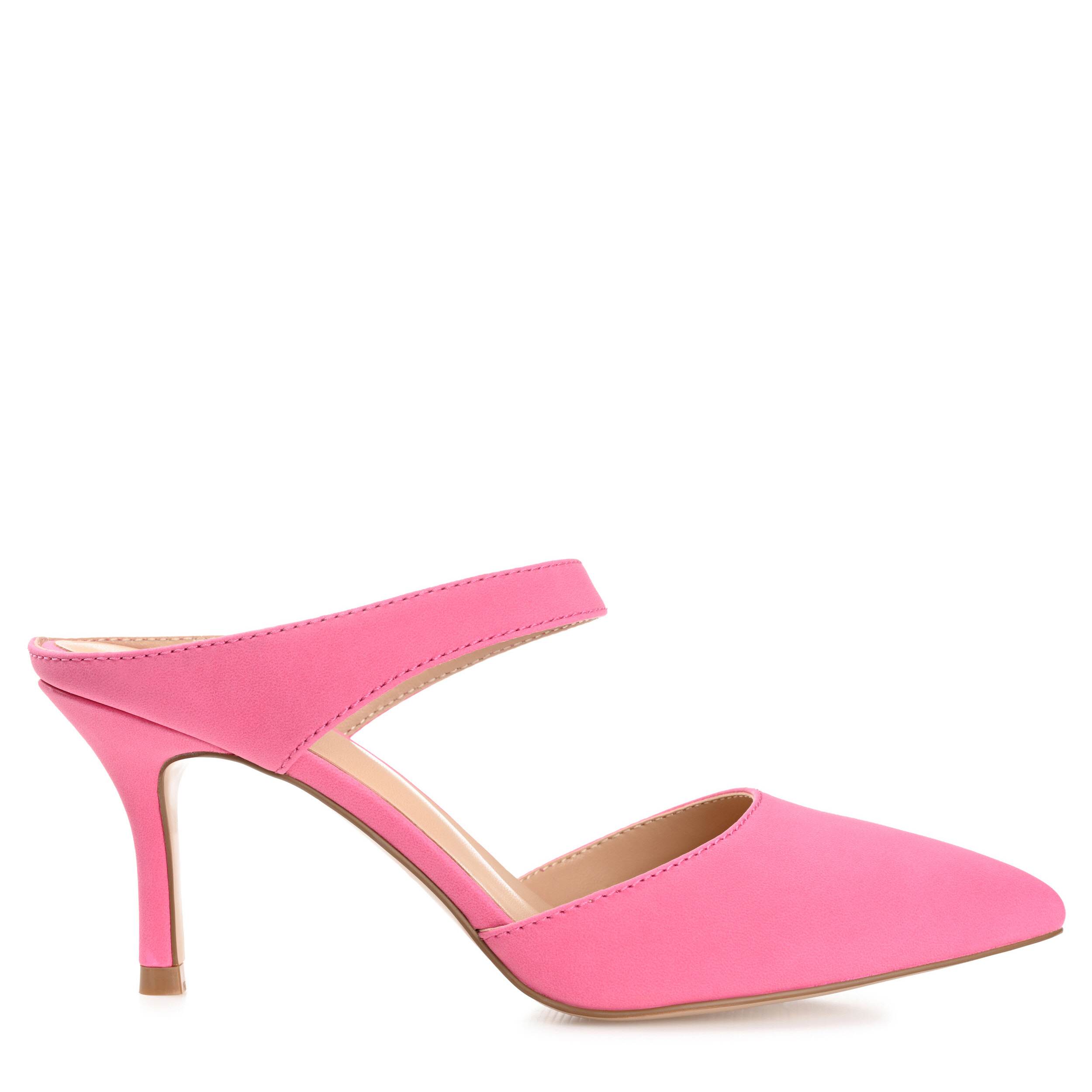 JOURNEE COLLECTION-WOMENS MAEVALI MULE PUMP-FUSCHIA & 