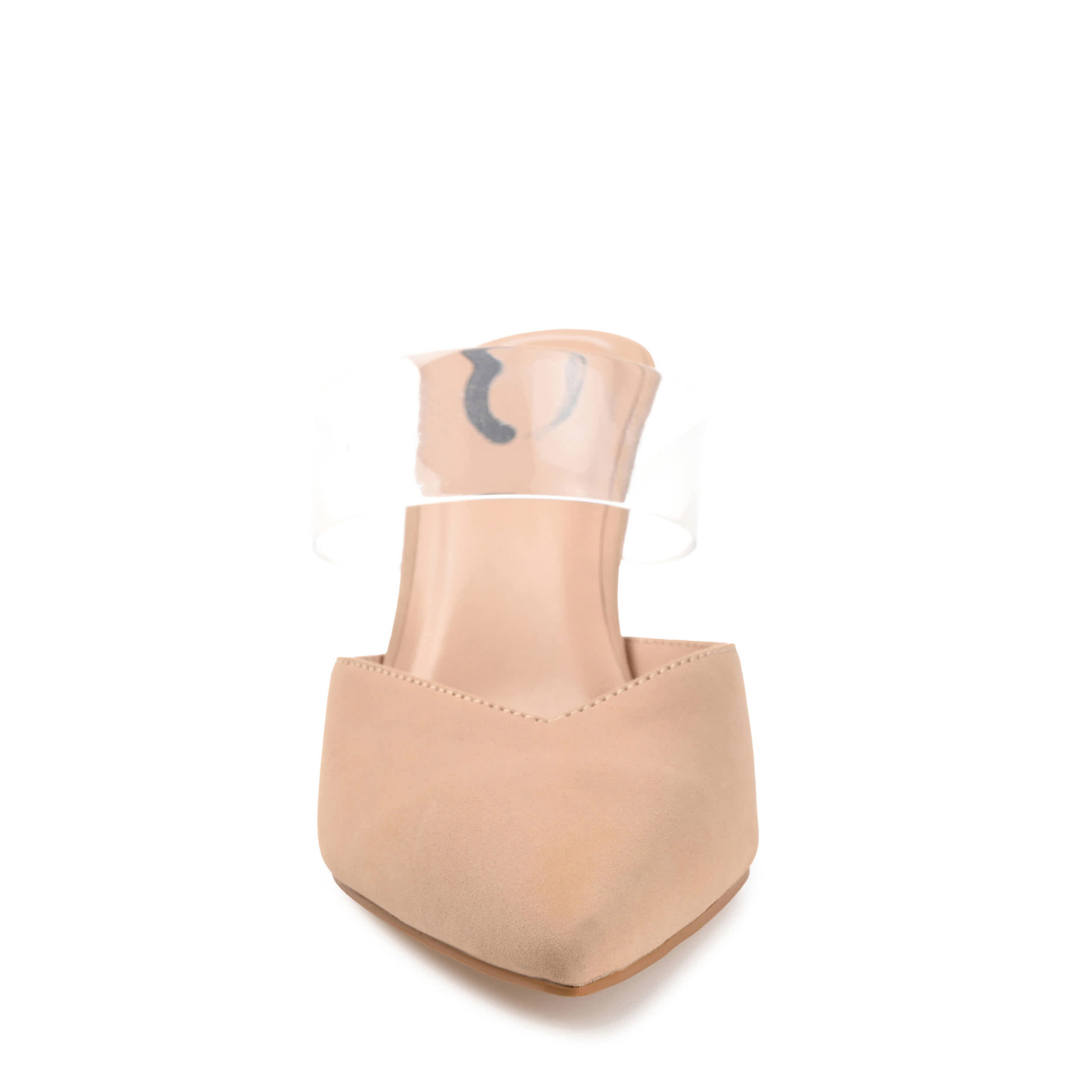 JOURNEE COLLECTION-WOMENS OLLIE MULE PUMP-TAN & 