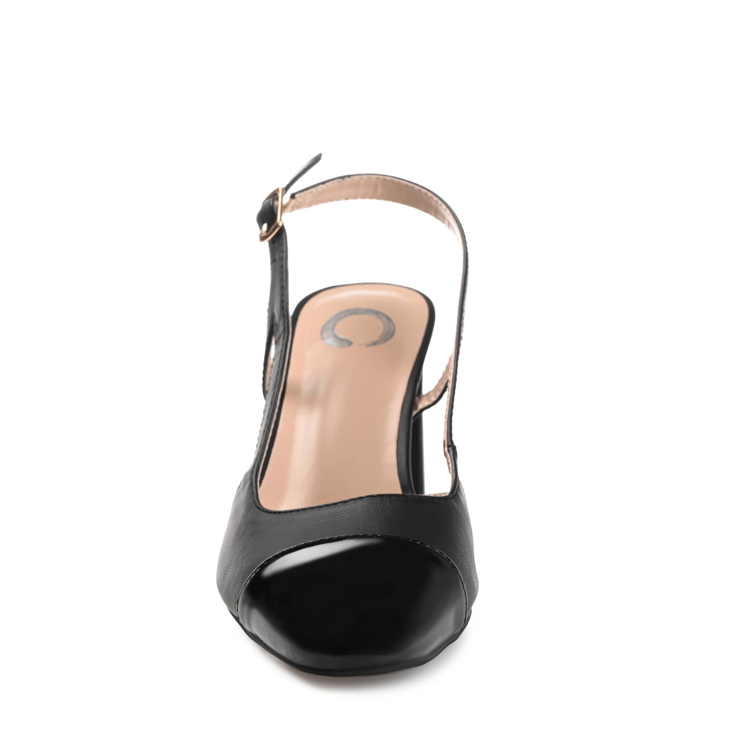 JOURNEE COLLECTION-WOMENS REIGNN PUMP-BLACK & 