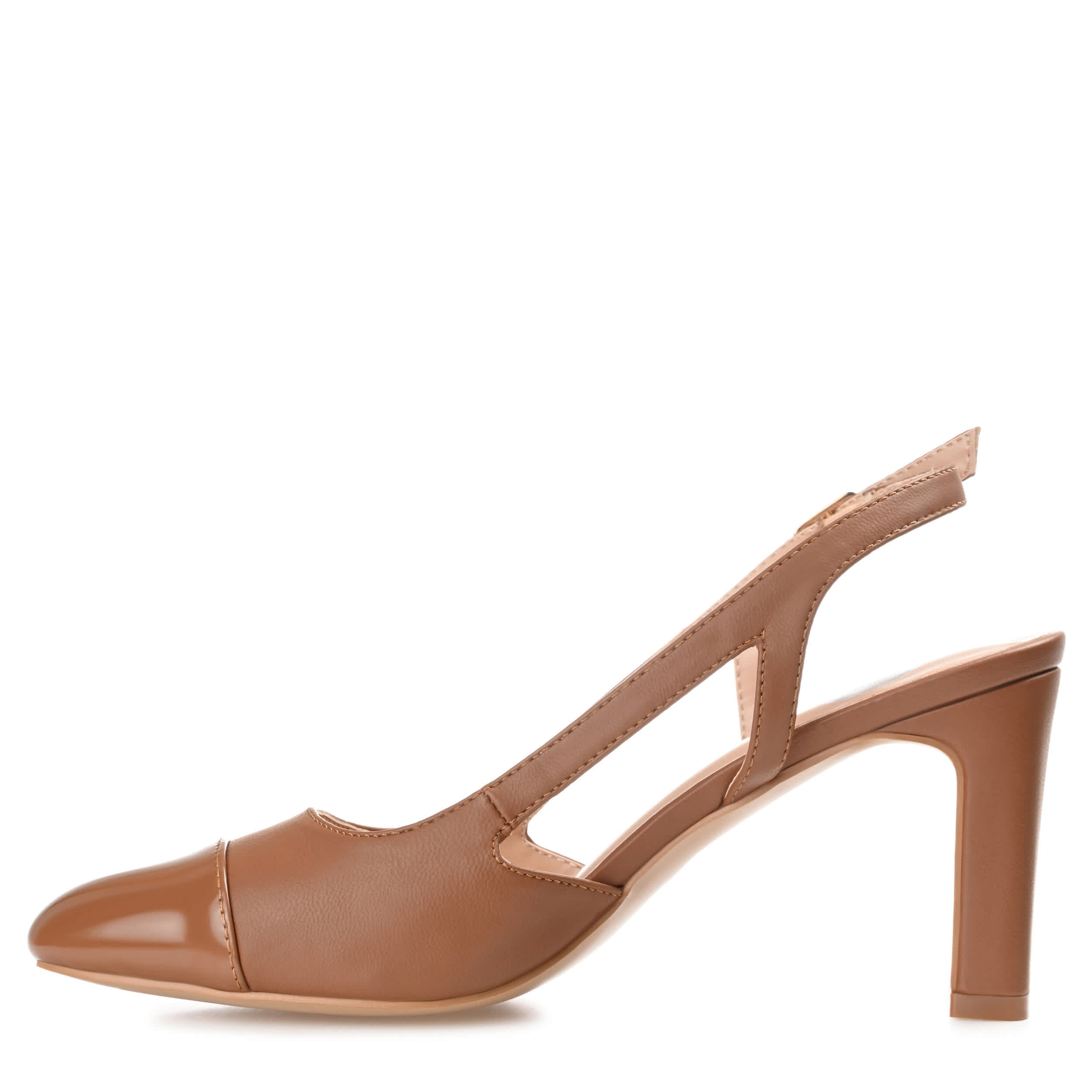 JOURNEE COLLECTION-WOMENS REIGNN PUMP-TAN & 