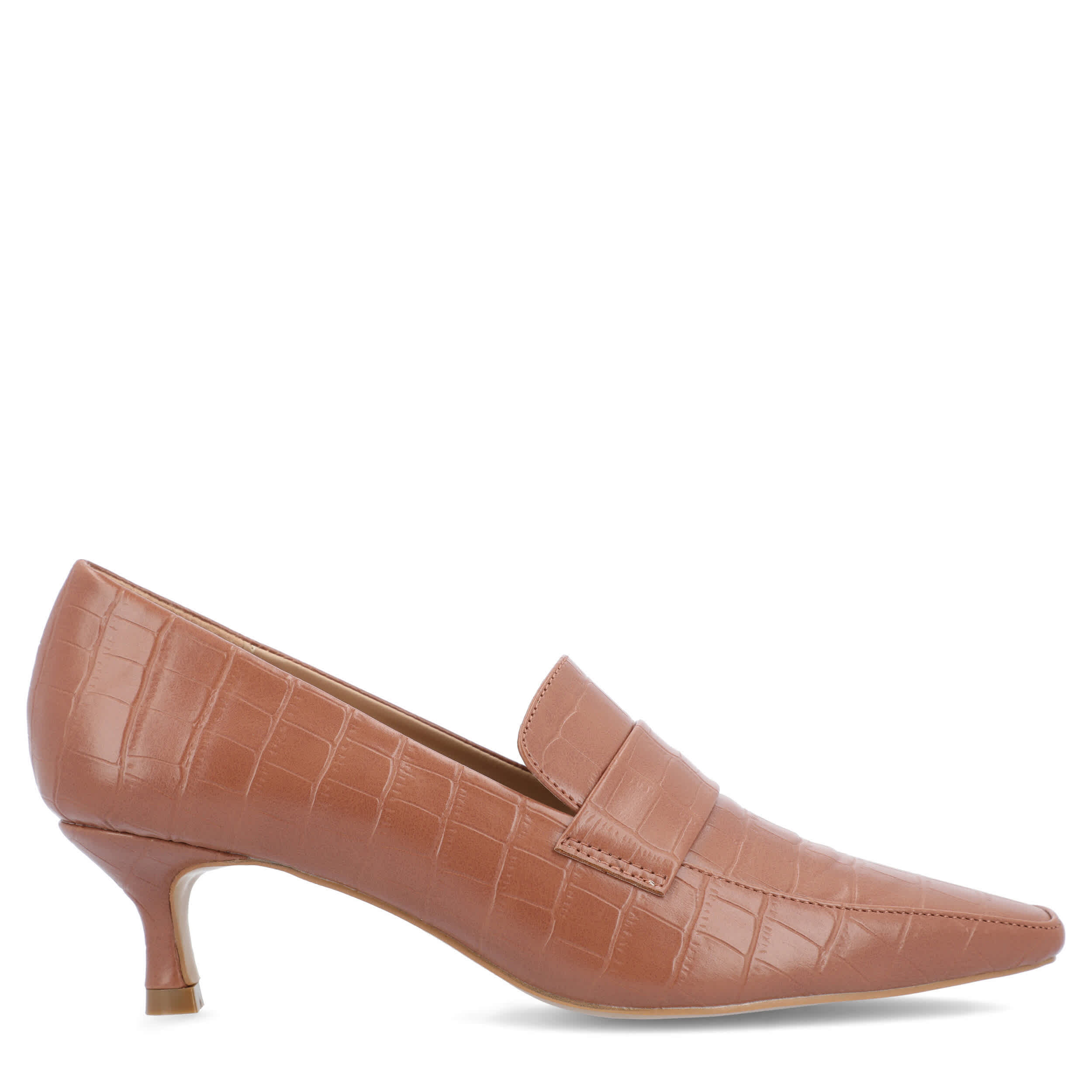 JOURNEE COLLECTION-WOMENS CELINA PUMP-BROWN & 