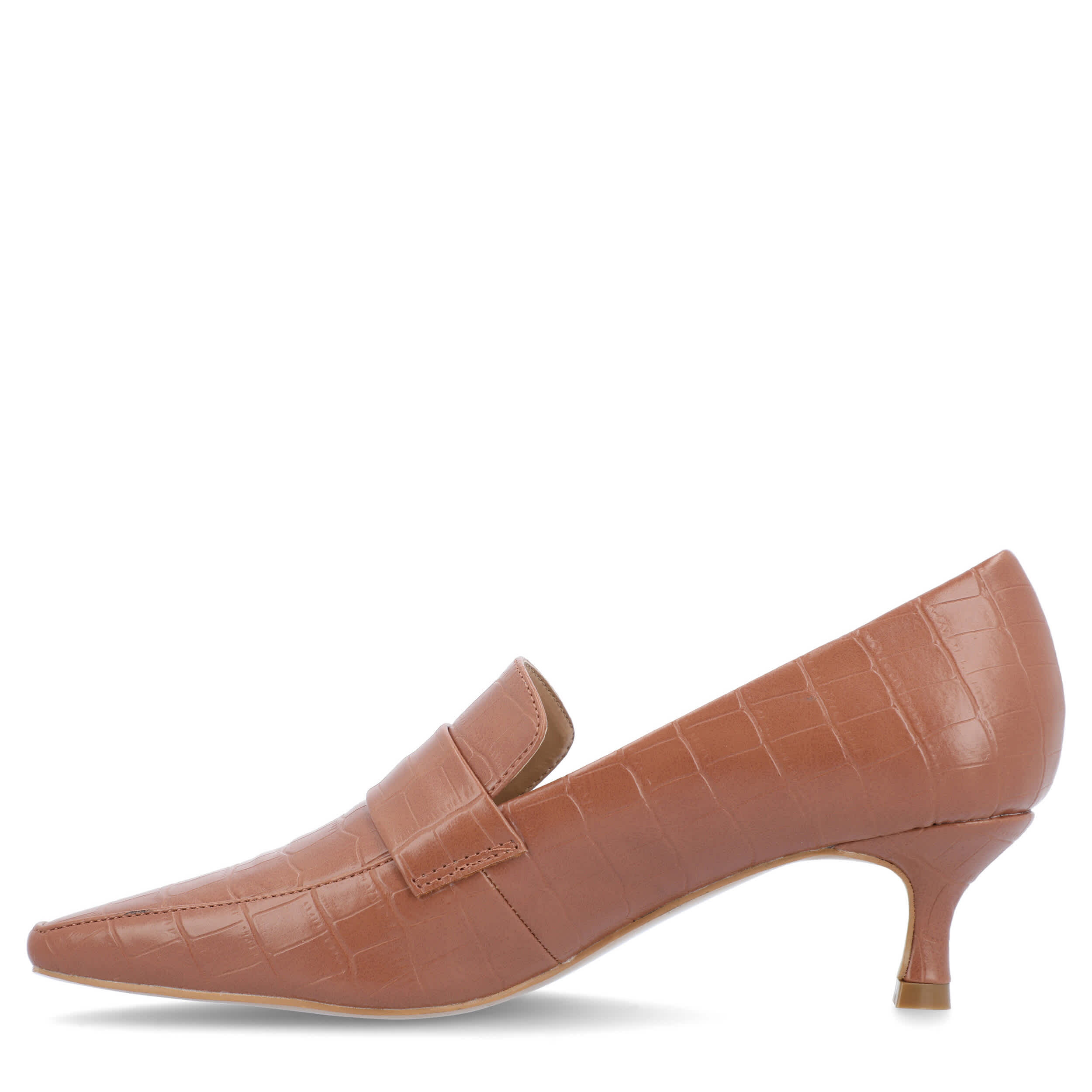 JOURNEE COLLECTION-WOMENS CELINA PUMP-BROWN & 