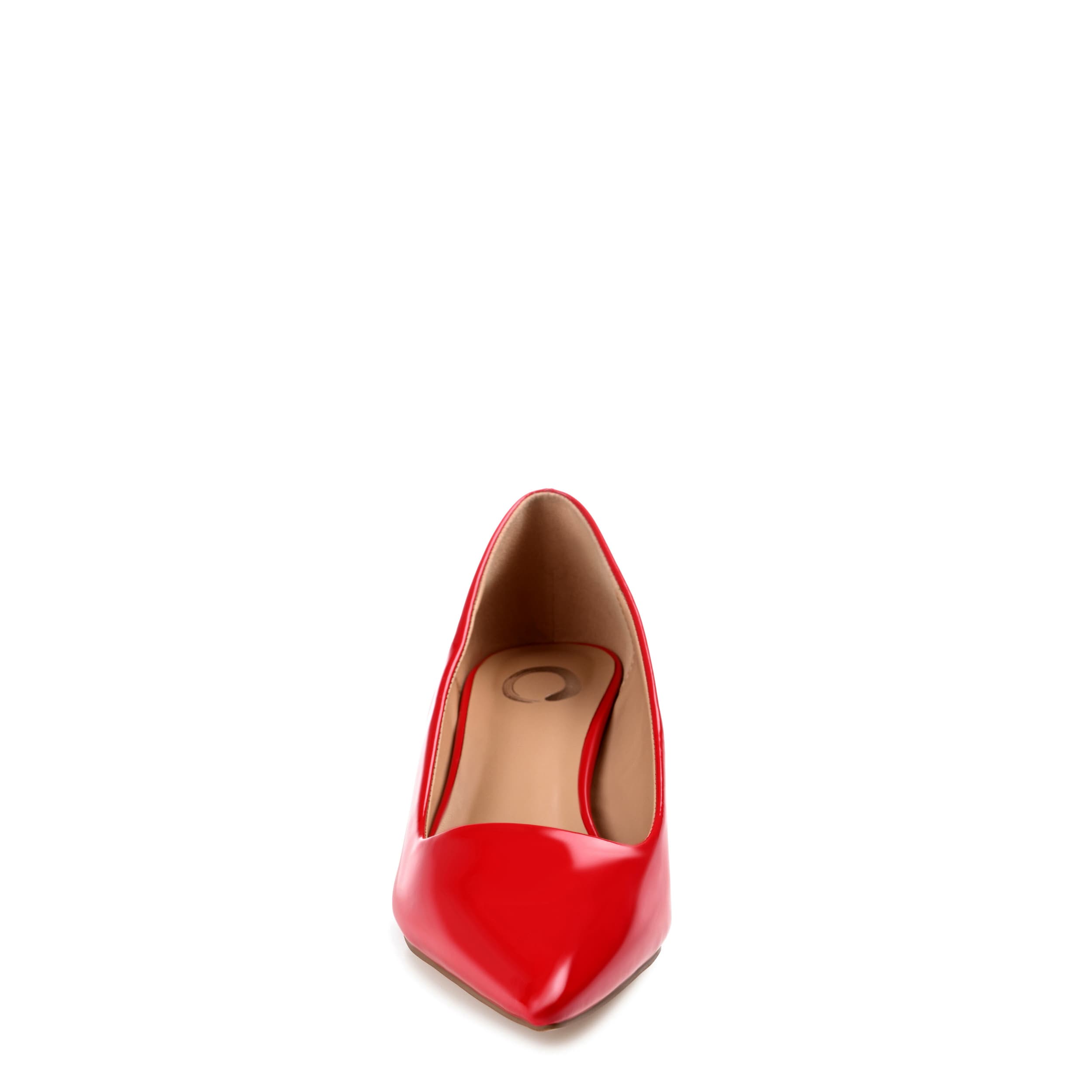 JOURNEE COLLECTION-WOMENS CELICA PUMP-RED & 