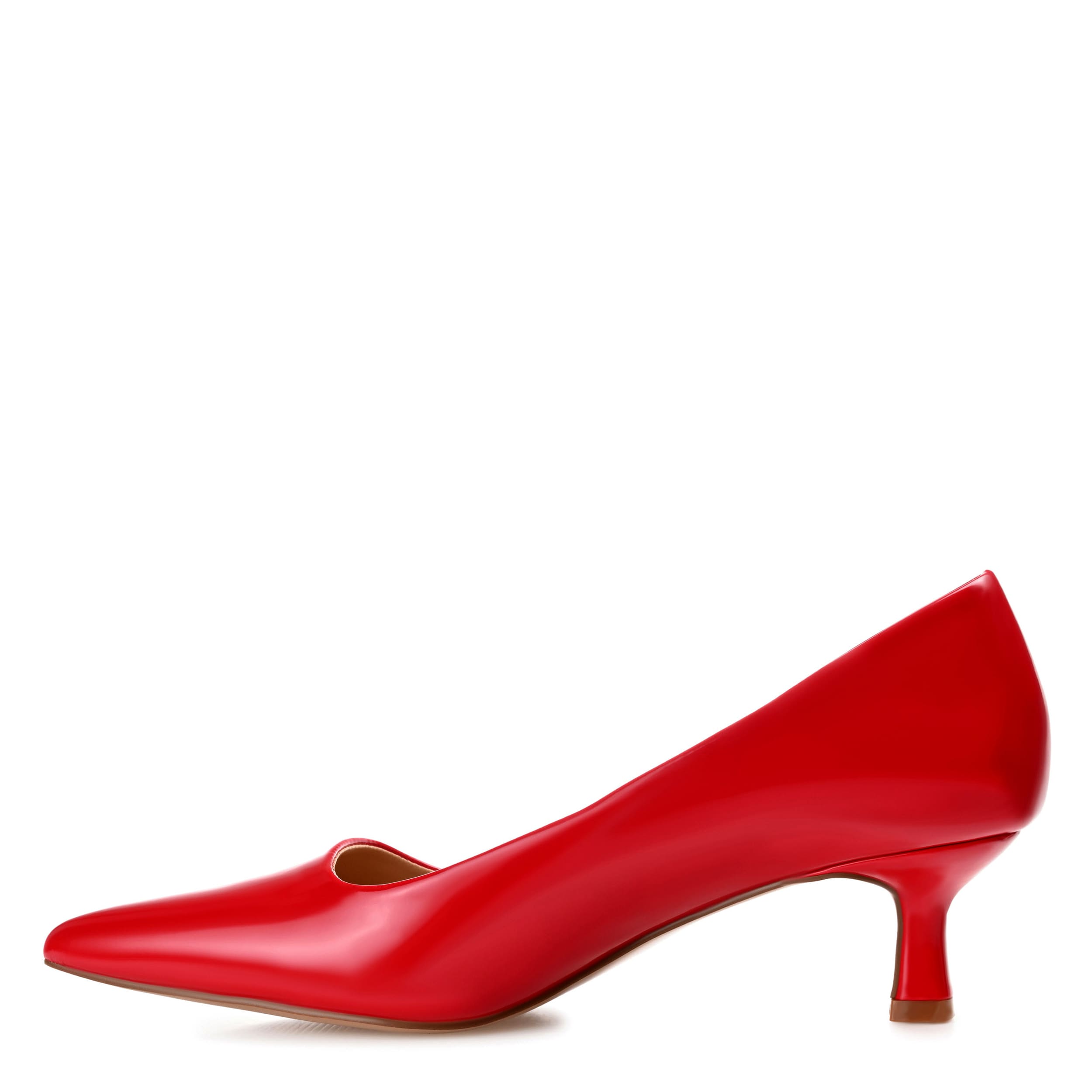 JOURNEE COLLECTION-WOMENS CELICA PUMP-RED & 