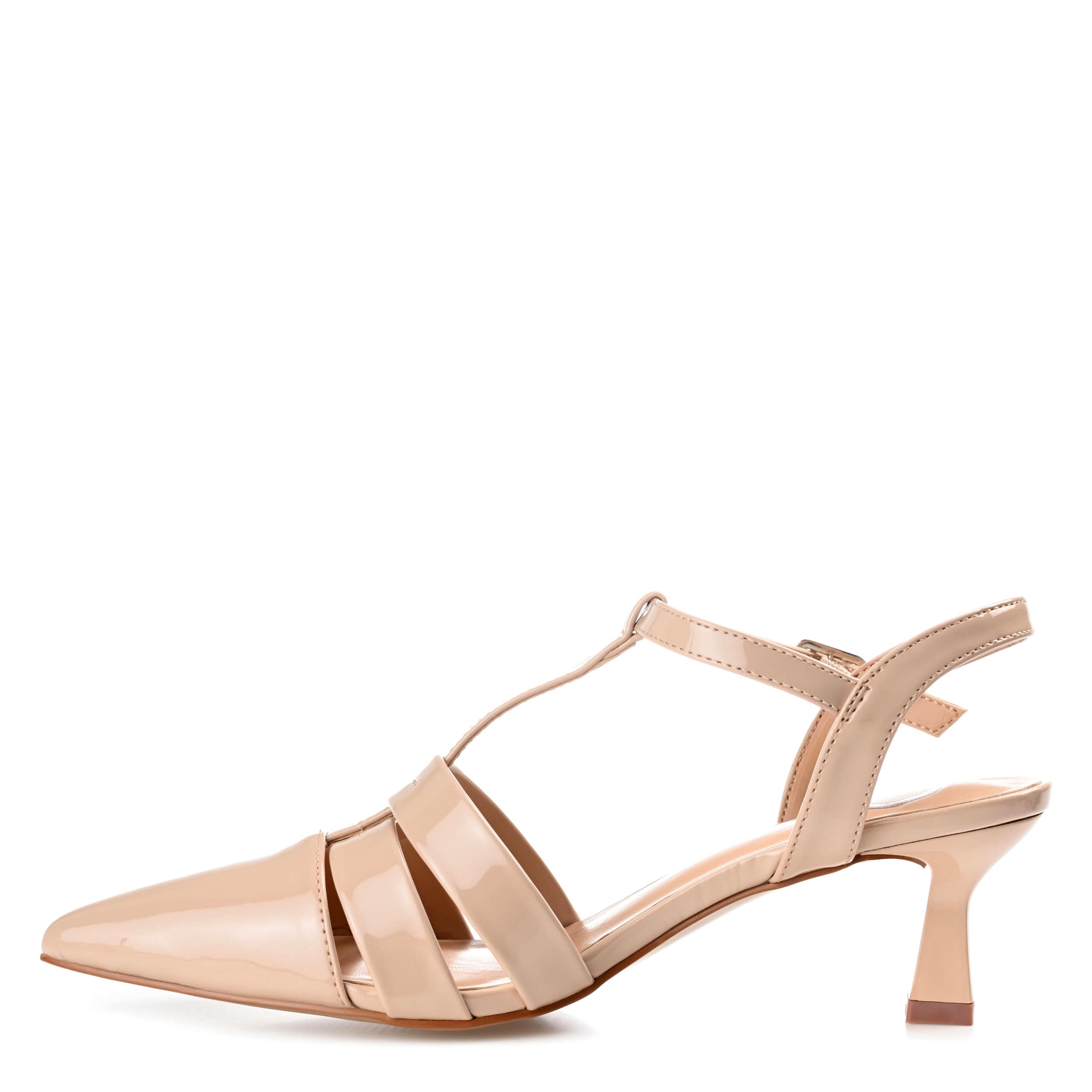 JOURNEE COLLECTION-WOMENS JAZLYNN PUMP-NUDE & 