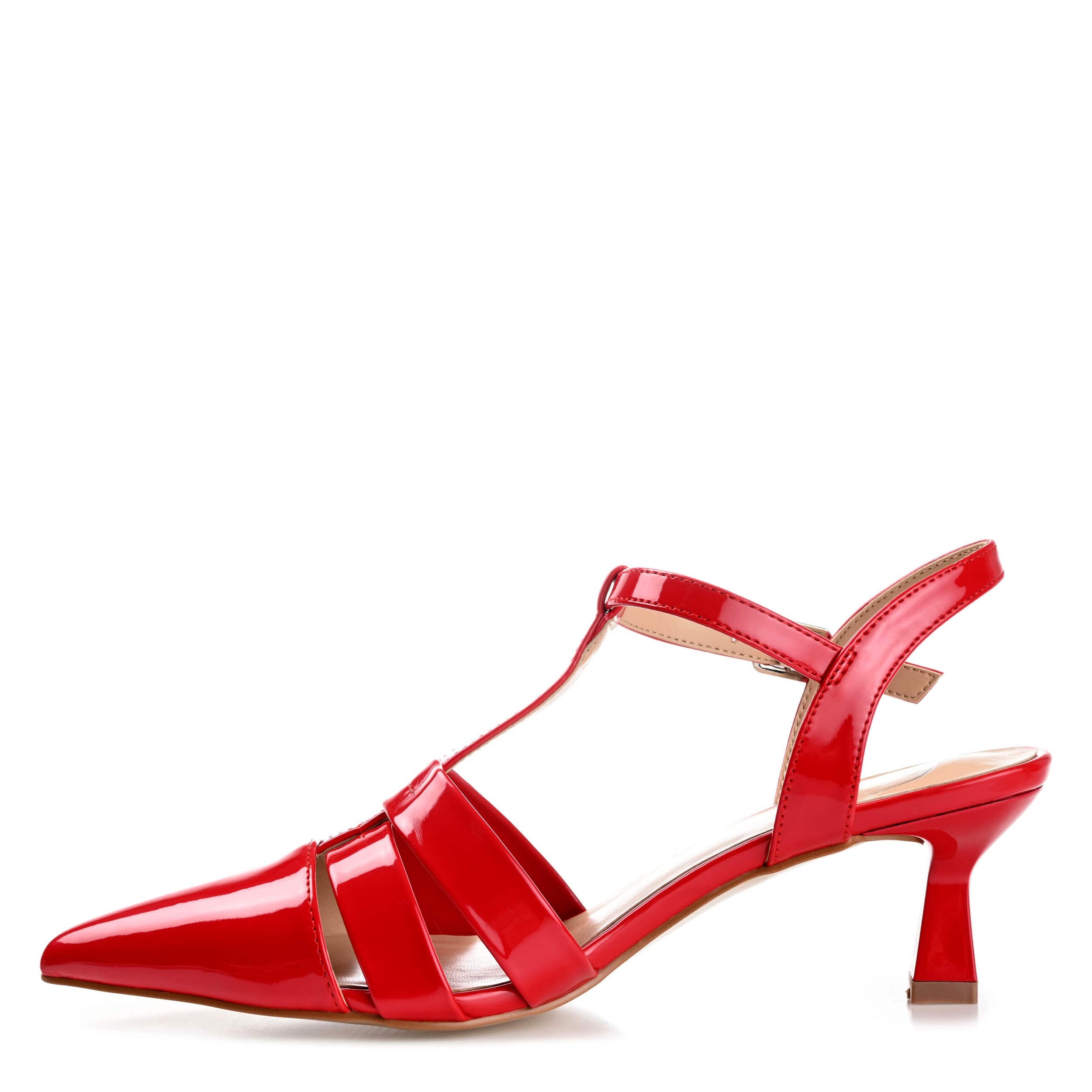 JOURNEE COLLECTION-WOMENS JAZLYNN PUMP-RED & 