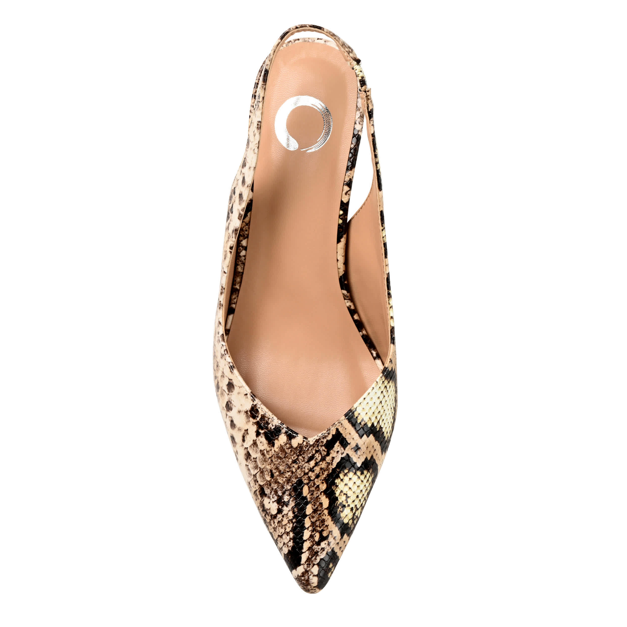 JOURNEE COLLECTION-WOMENS MIKOA PUMP-TAN & SNAKE