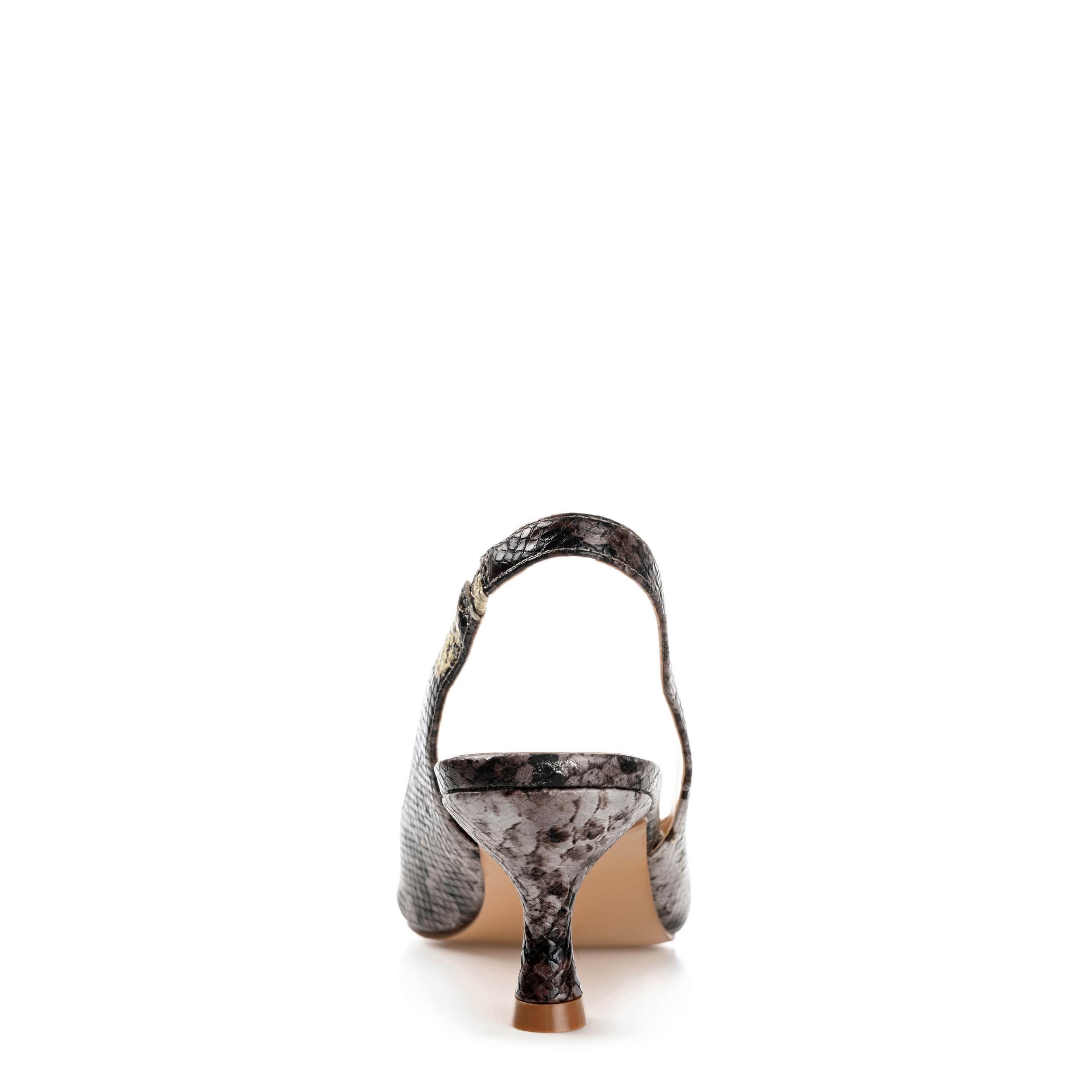 JOURNEE COLLECTION-WOMENS MIKOA PUMP-BROWN & SNAKE