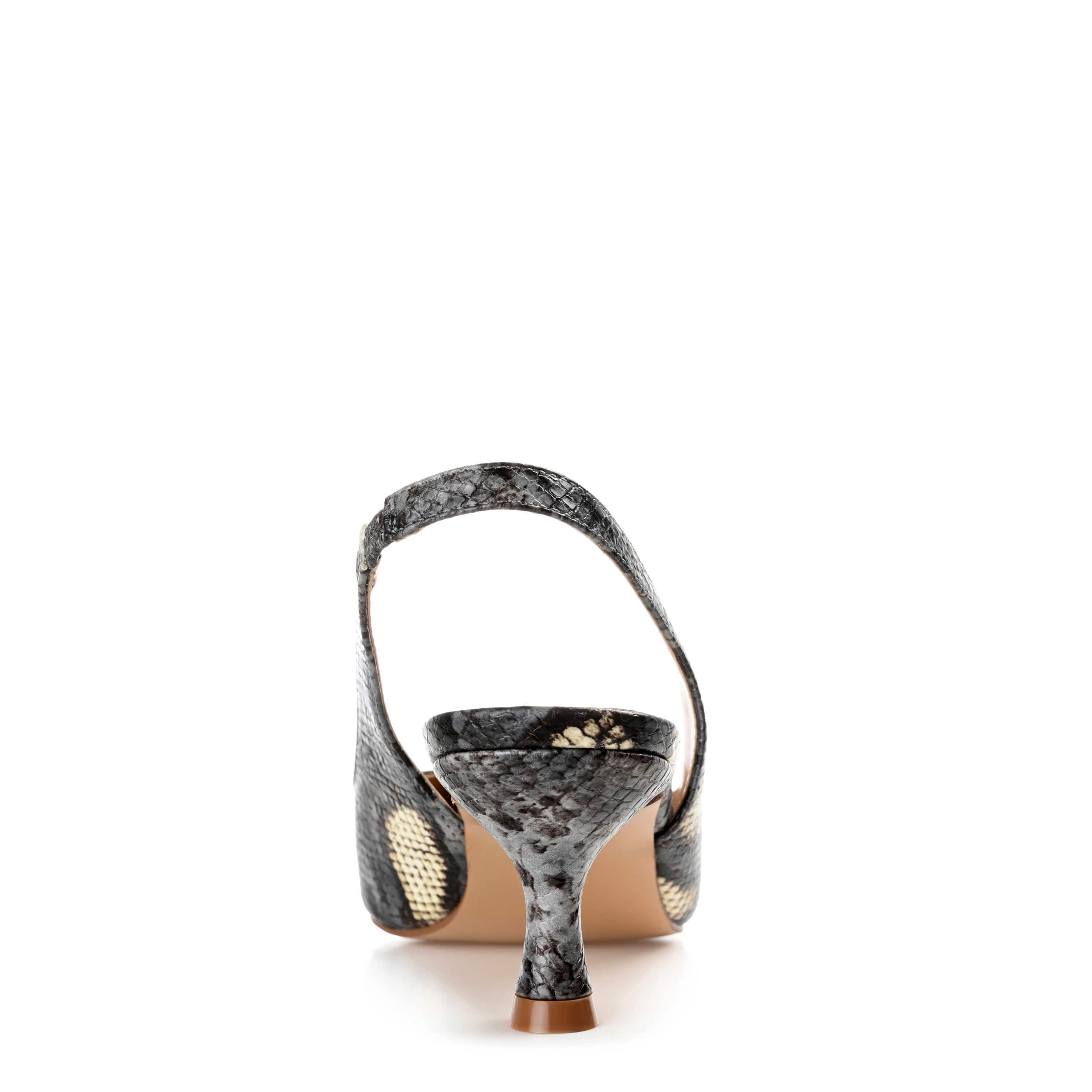 JOURNEE COLLECTION-WOMENS MIKOA PUMP-GREY & SNAKE