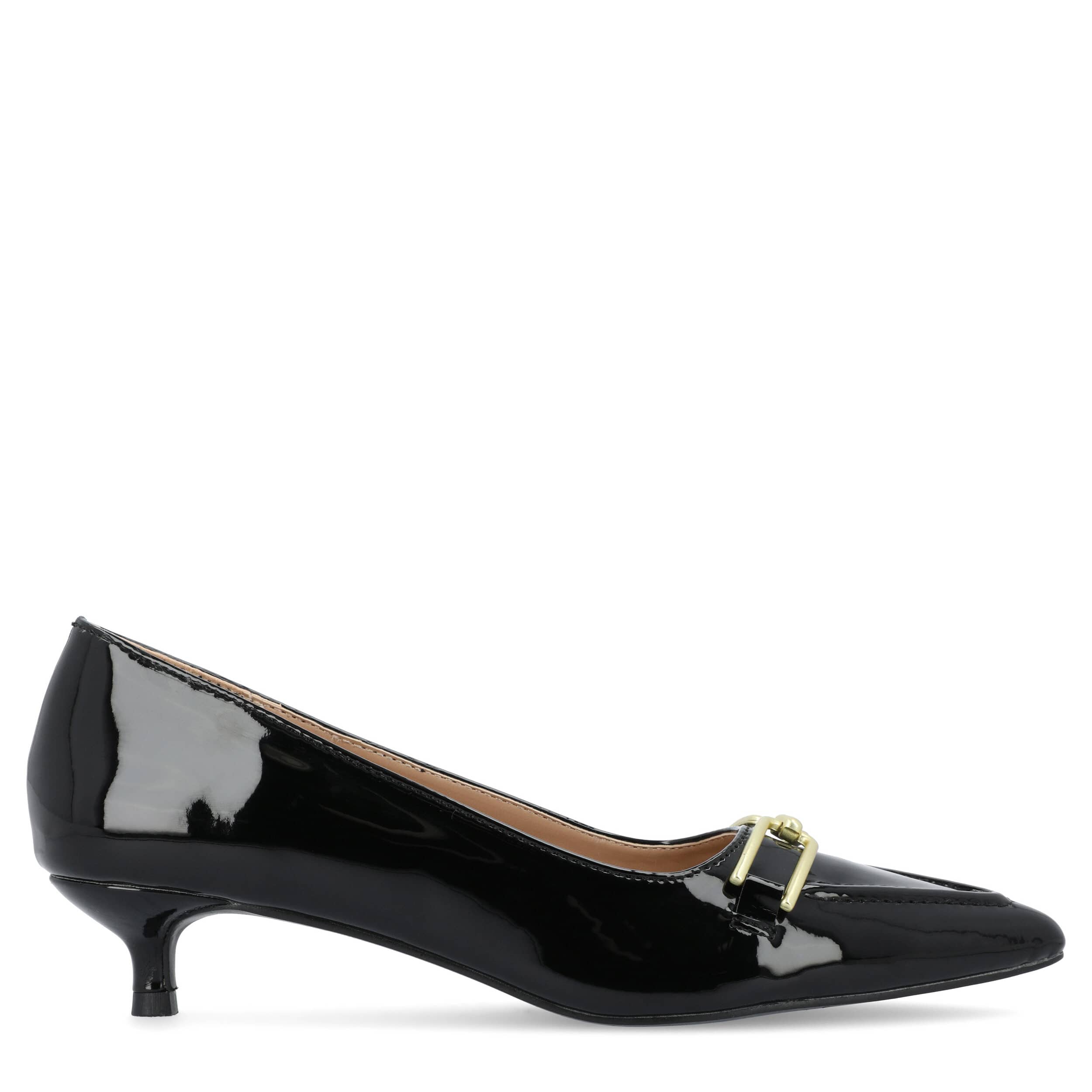 JOURNEE COLLECTION-WOMENS RUMI PUMP-BLACK & 