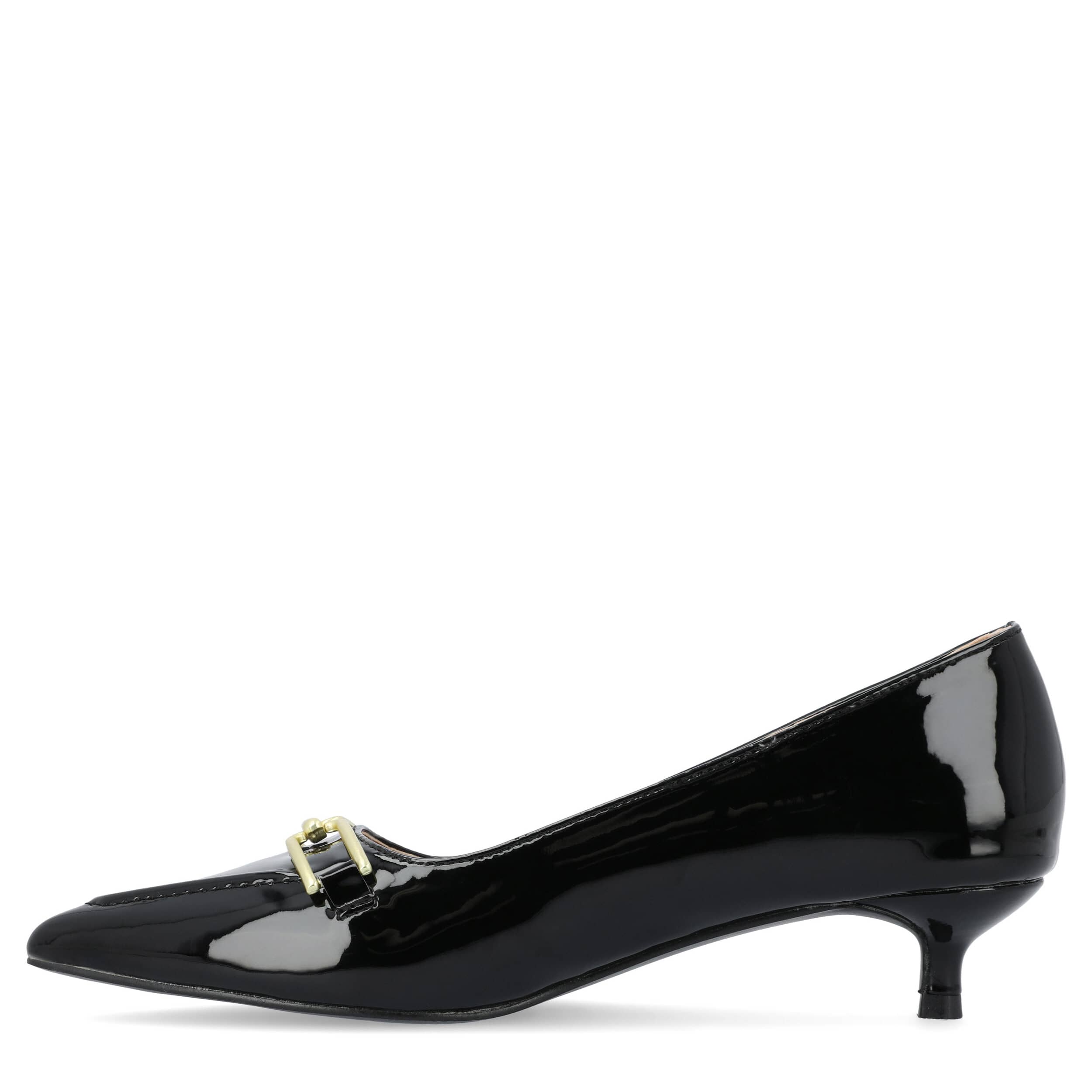 JOURNEE COLLECTION-WOMENS RUMI PUMP-BLACK & 
