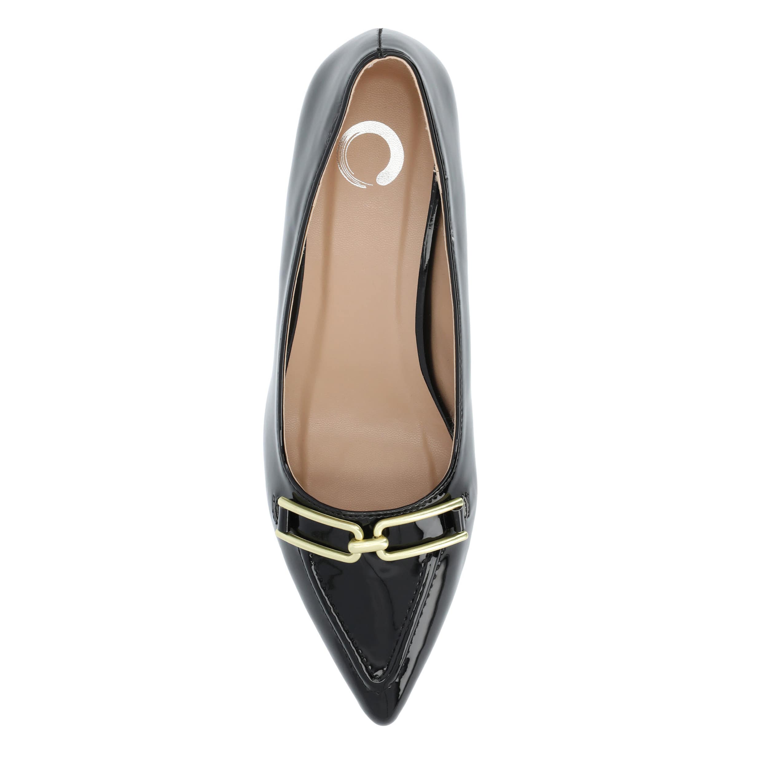 JOURNEE COLLECTION-WOMENS RUMI PUMP-BLACK & 