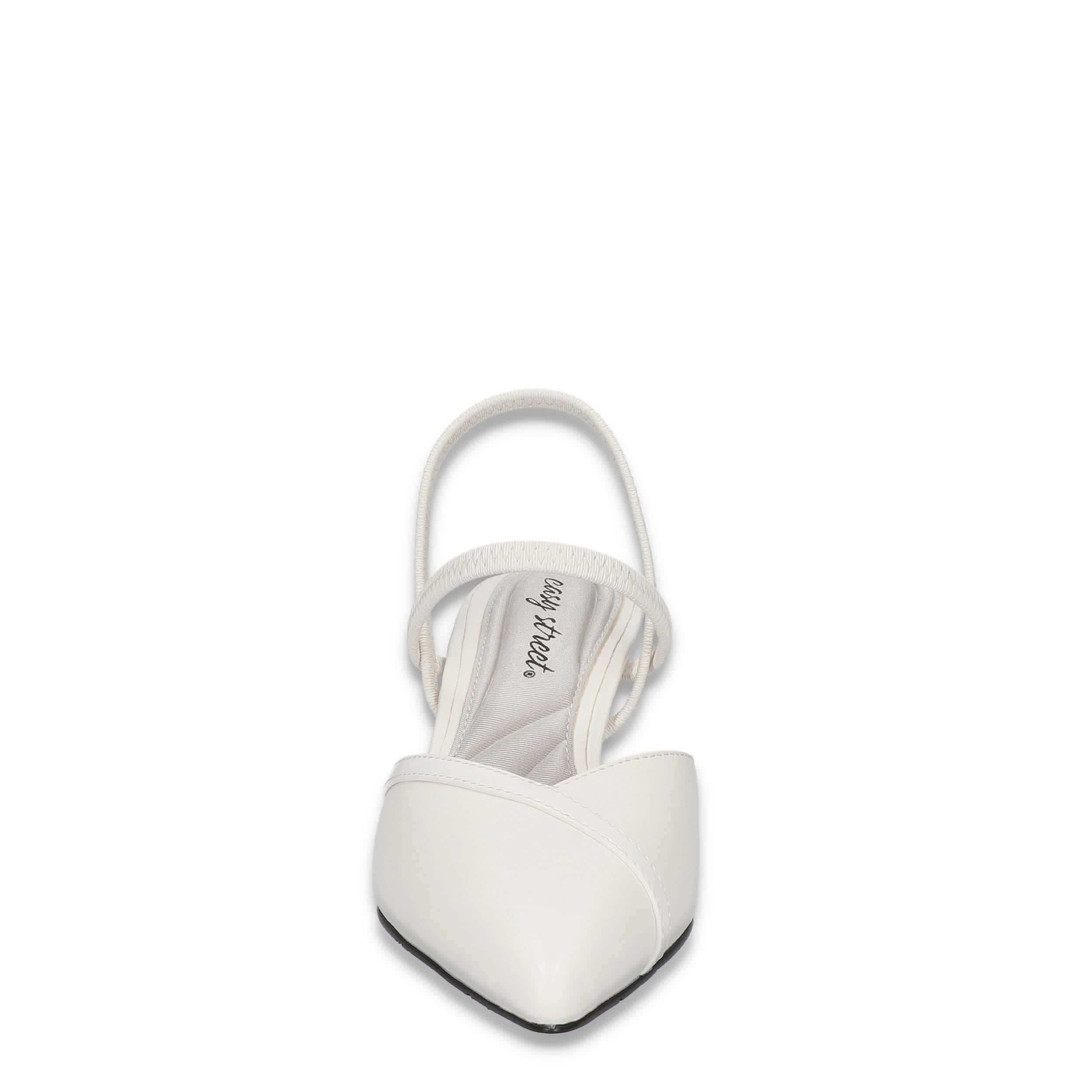 EASY STREET-WOMENS UNNA PUMP-WHITE & 