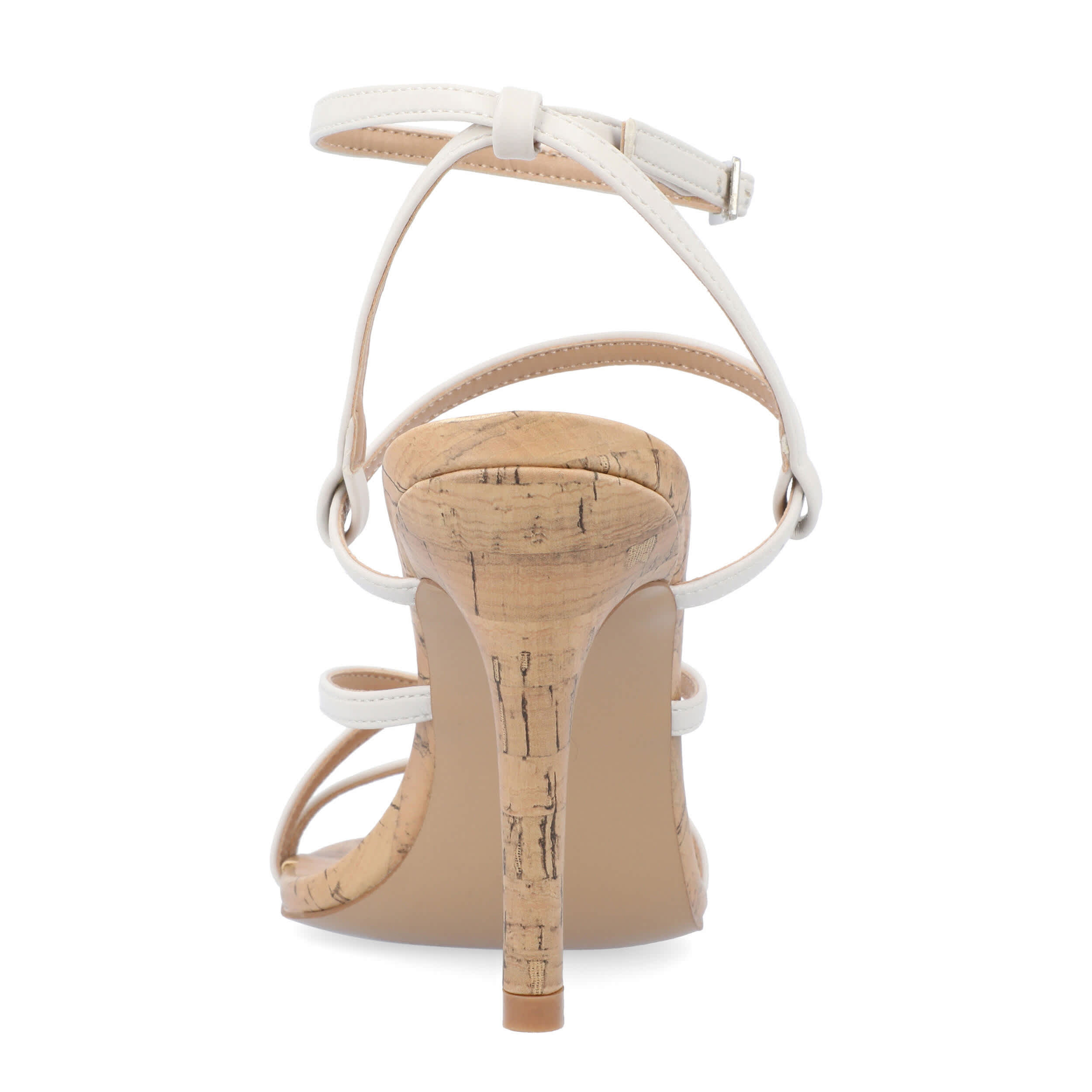 JOURNEE COLLECTION-WOMENS FYLISSA SANDAL-OFF WHITE & 