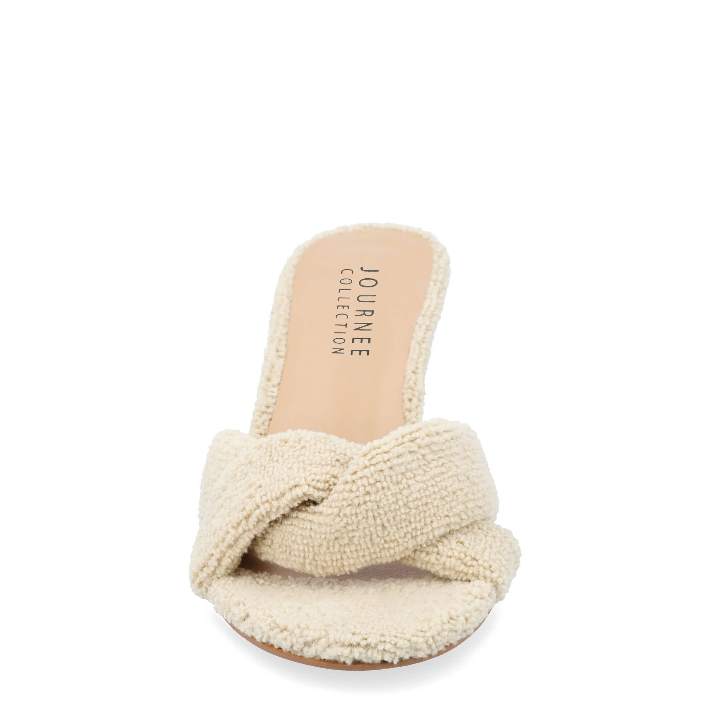 JOURNEE COLLECTION-WOMENS MANNON SANDAL-TAN & 