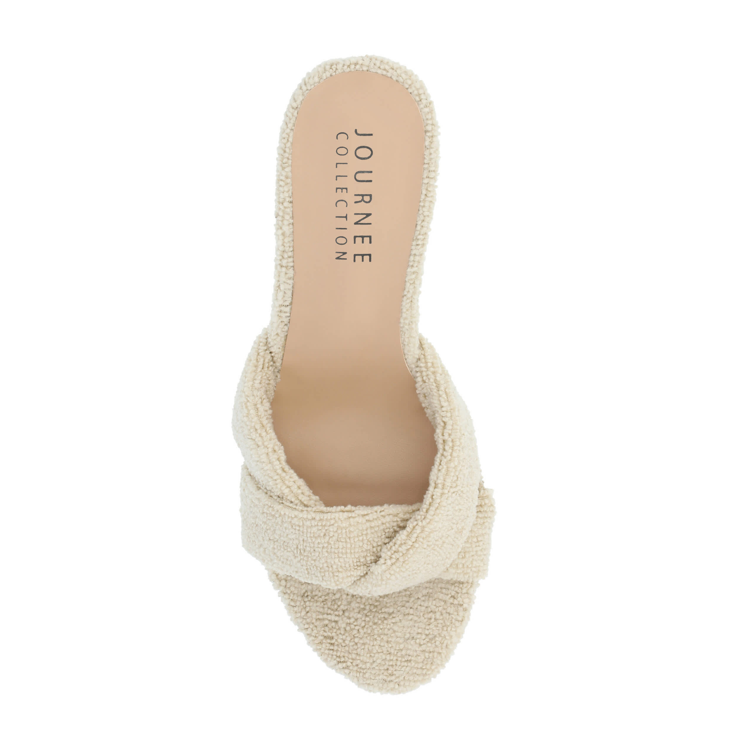 JOURNEE COLLECTION-WOMENS MANNON SANDAL-TAN & 