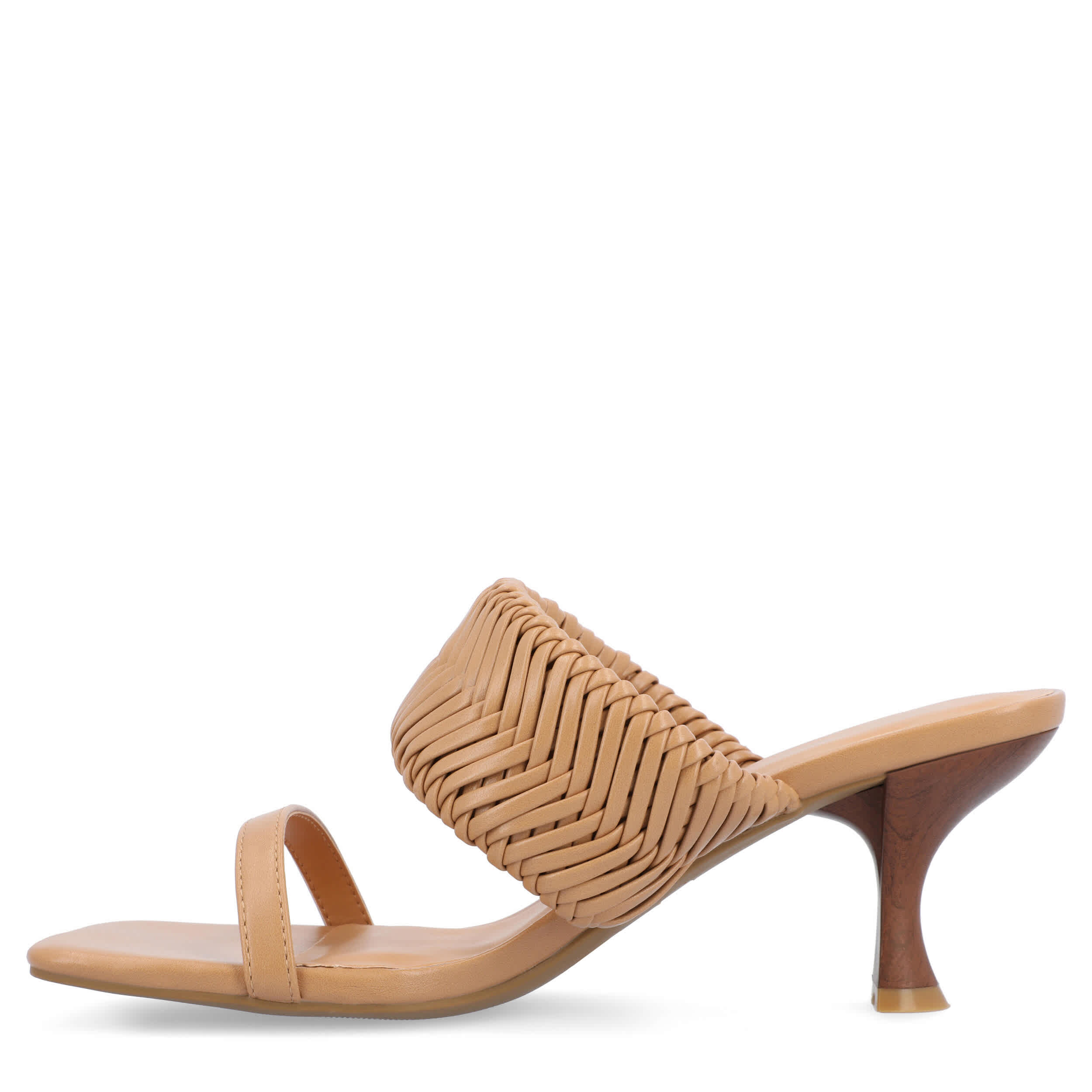 JOURNEE COLLECTION-WOMENS MONYKA SANDAL-TAN & 