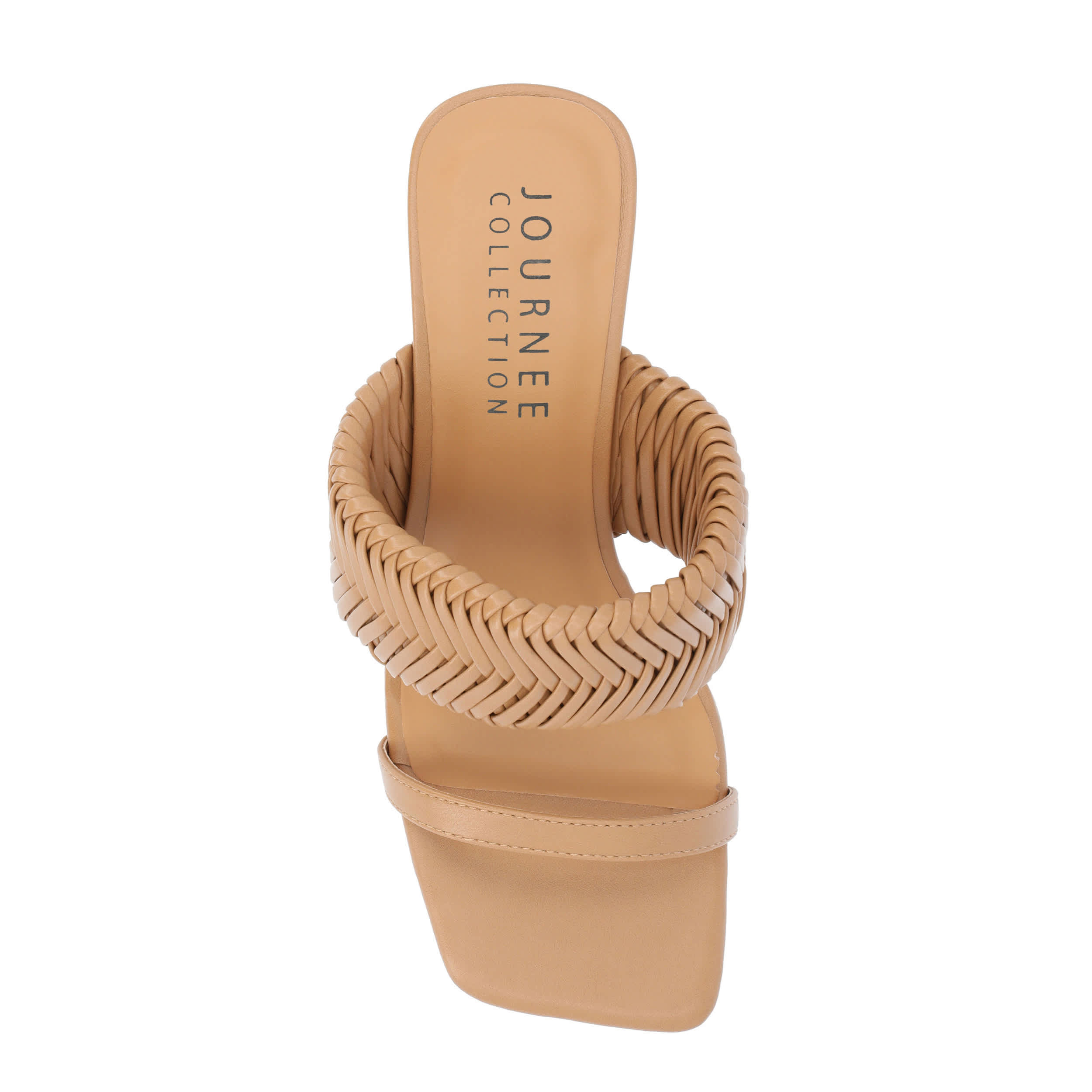 JOURNEE COLLECTION-WOMENS MONYKA SANDAL-TAN & 