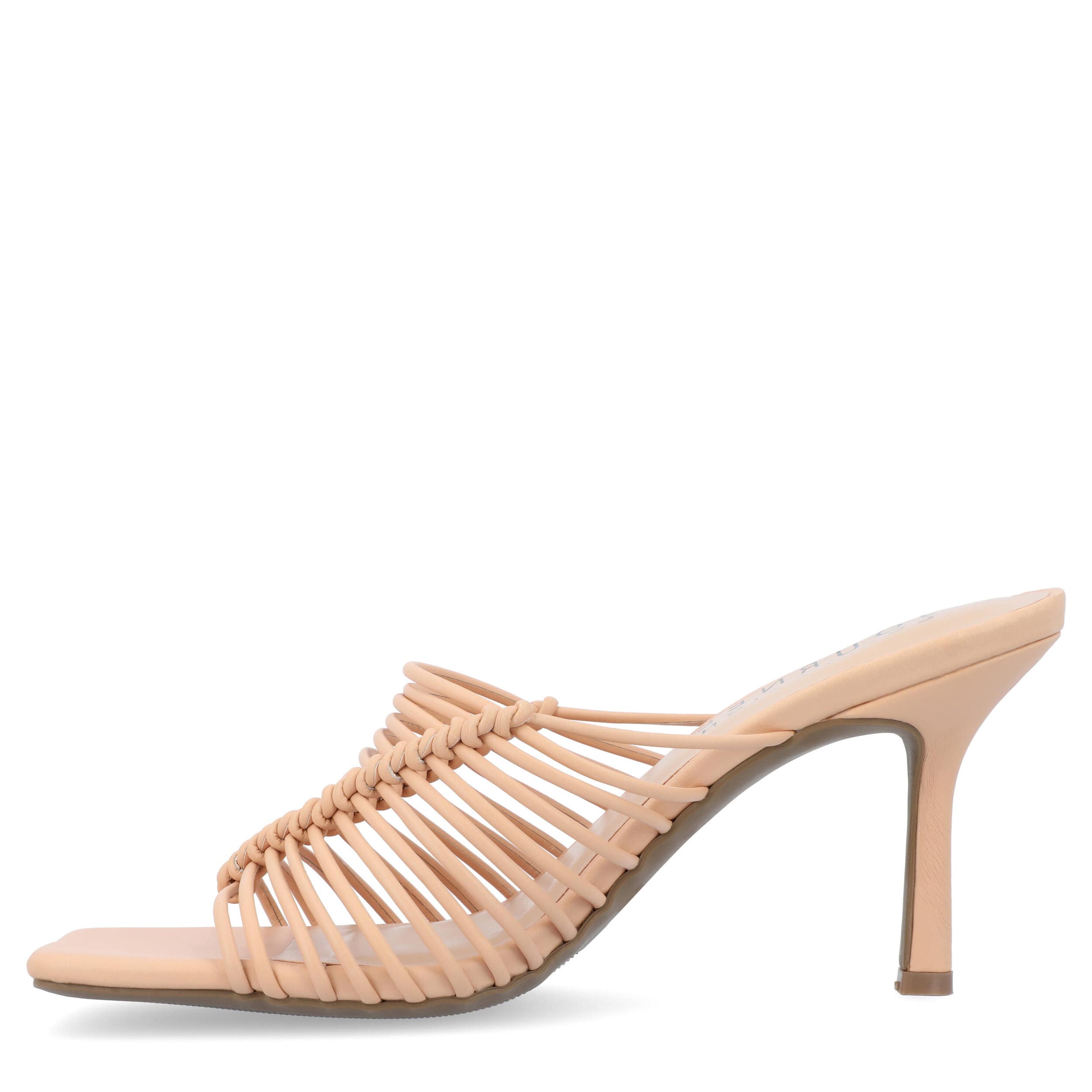 JOURNEE COLLECTION-WOMENS SASKIA SANDAL-NUDE & 
