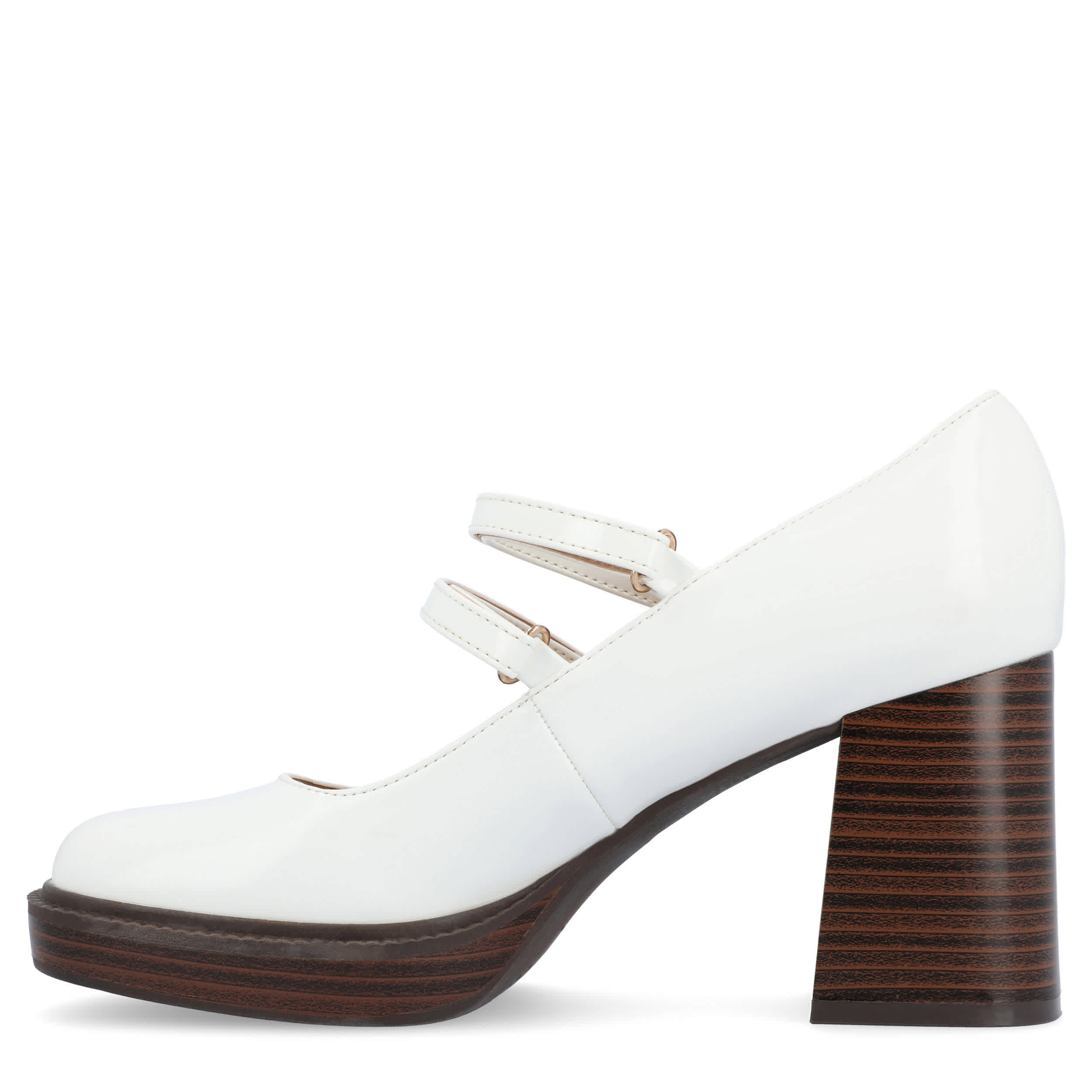 JOURNEE COLLECTION-WOMENS SHASTA PUMP-BONE & 