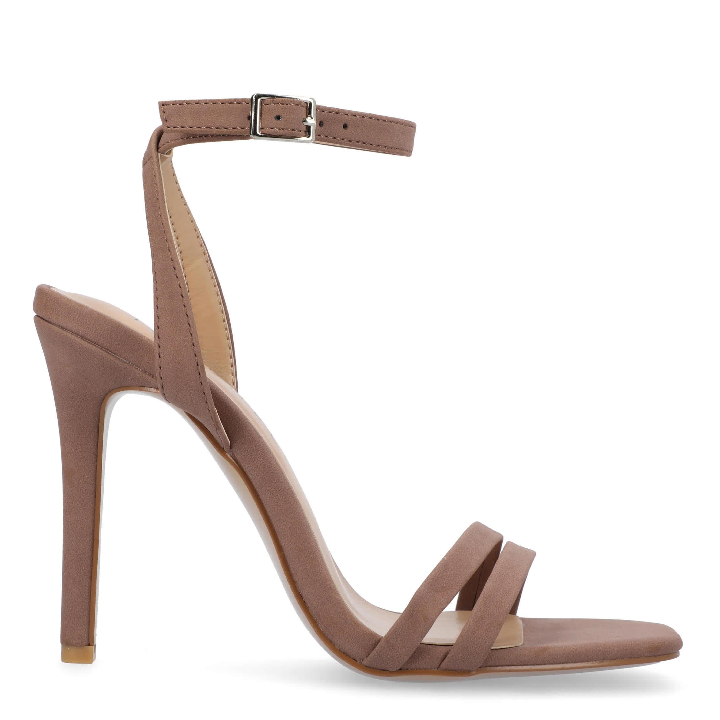 JOURNEE COLLECTION-WOMENS YEVVA SANDAL-TAUPE & 