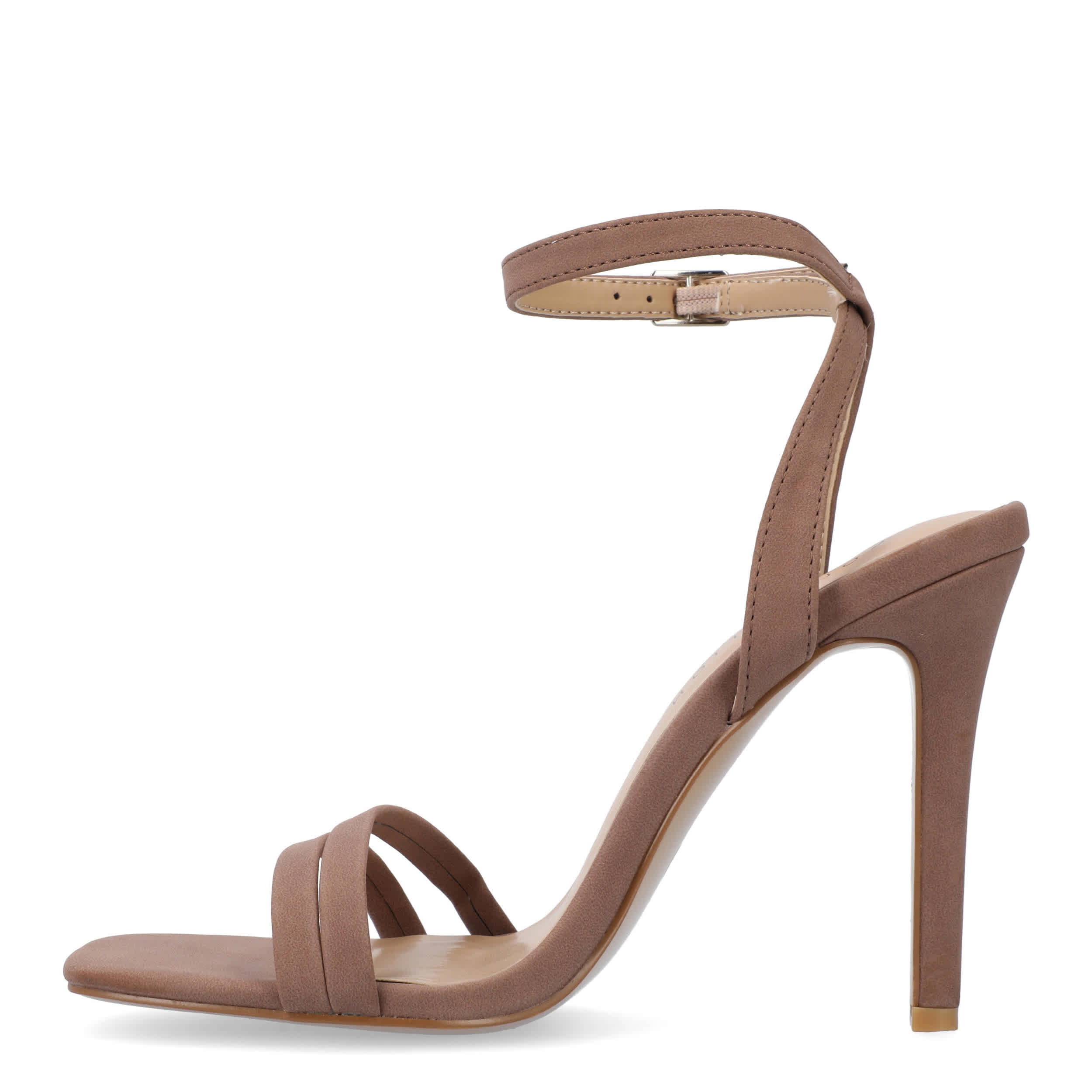 JOURNEE COLLECTION-WOMENS YEVVA SANDAL-TAUPE & 