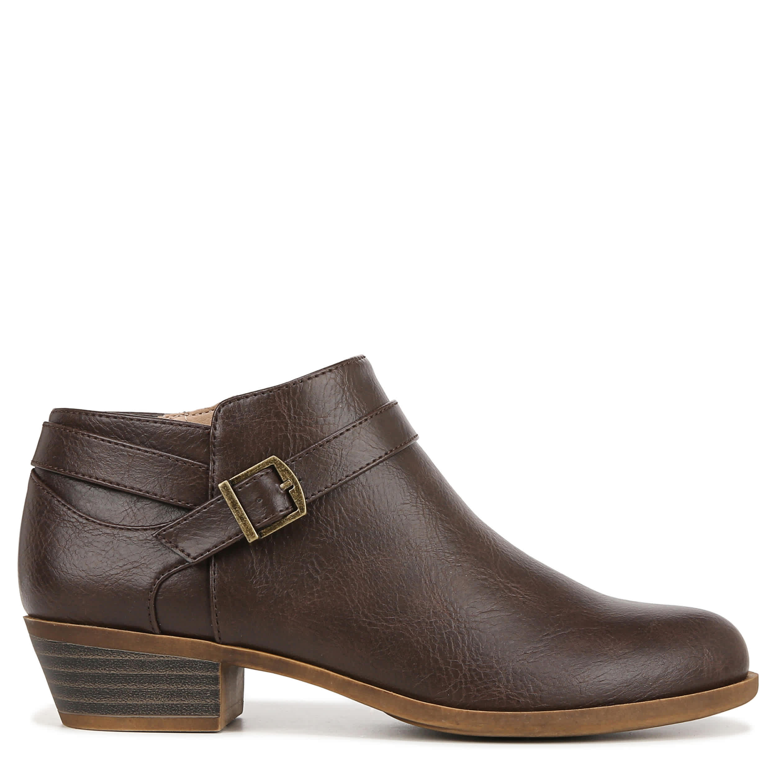 LIFESTRIDE-WOMENS ALEXANDER BOOTIE-BROWN & 