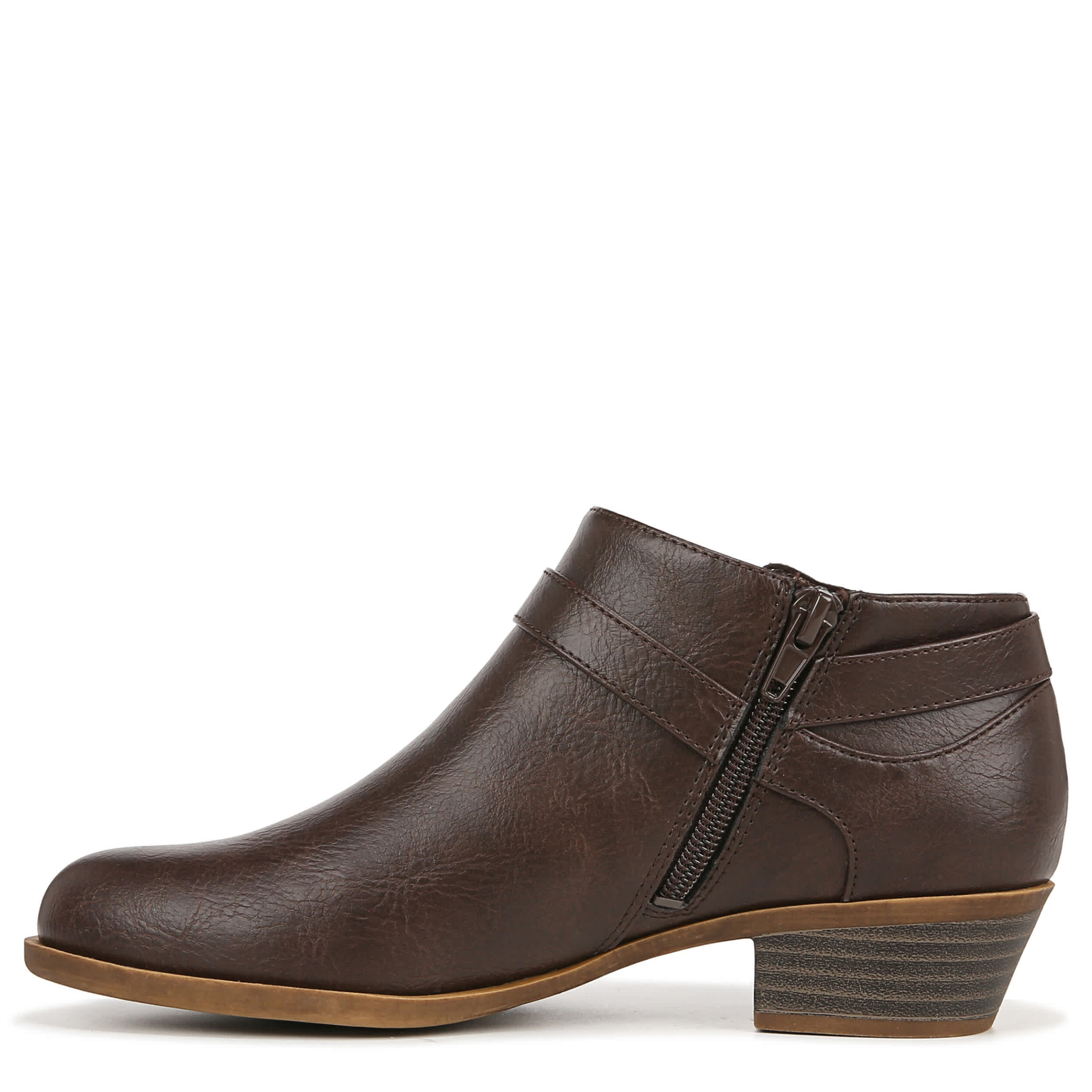 LIFESTRIDE-WOMENS ALEXANDER BOOTIE-BROWN & 