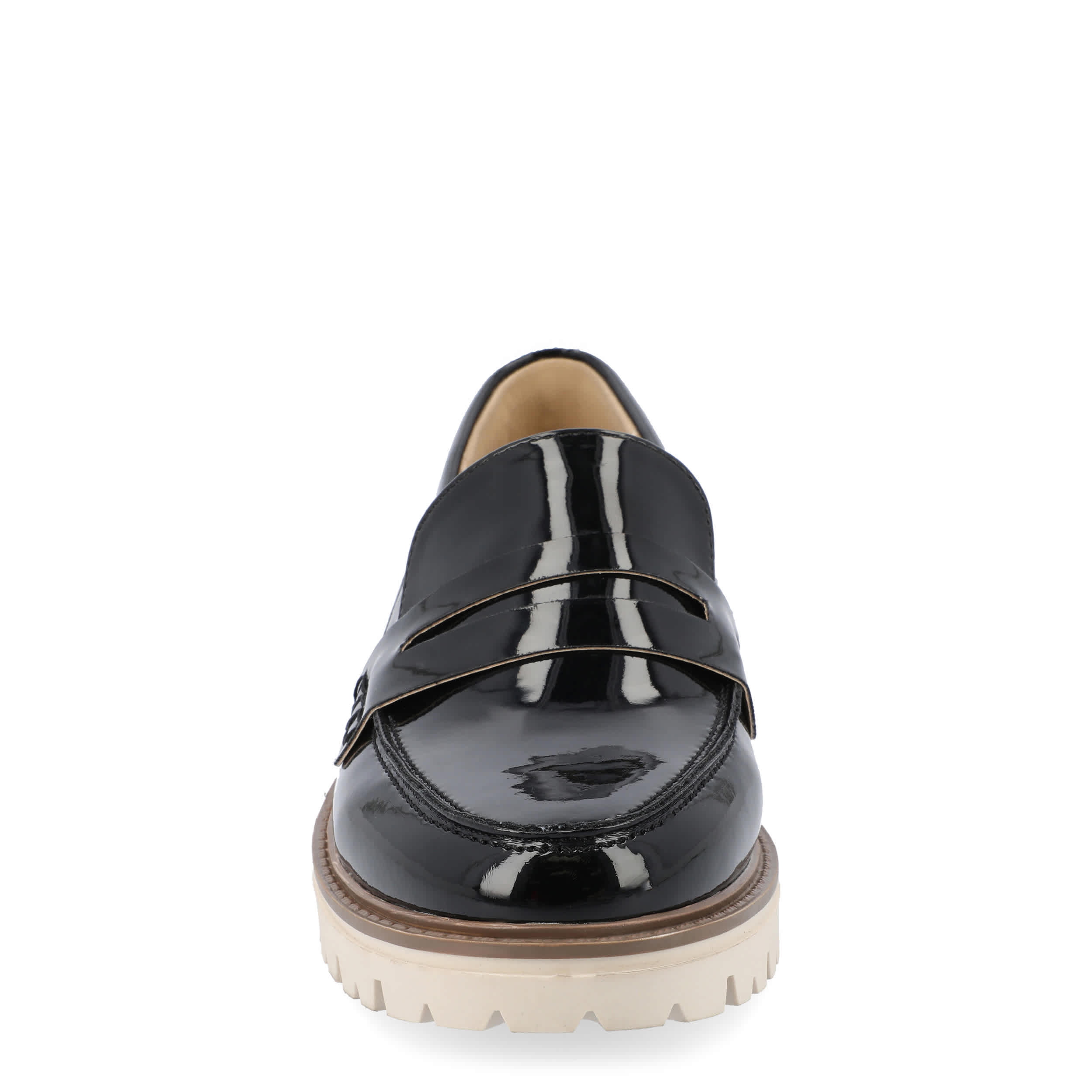 JOURNEE COLLECTION-WOMENS KENLY PENNY LOAFER-DARK GREY & 